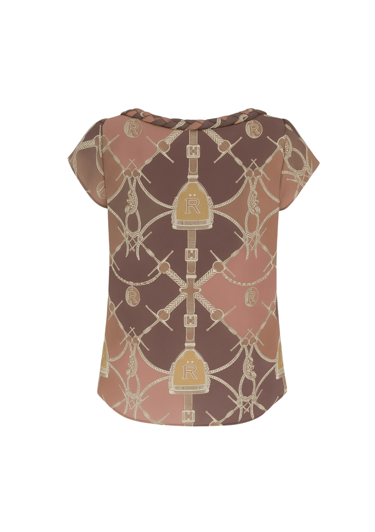 Céline Blouse | Morsetti Print | Terracotta