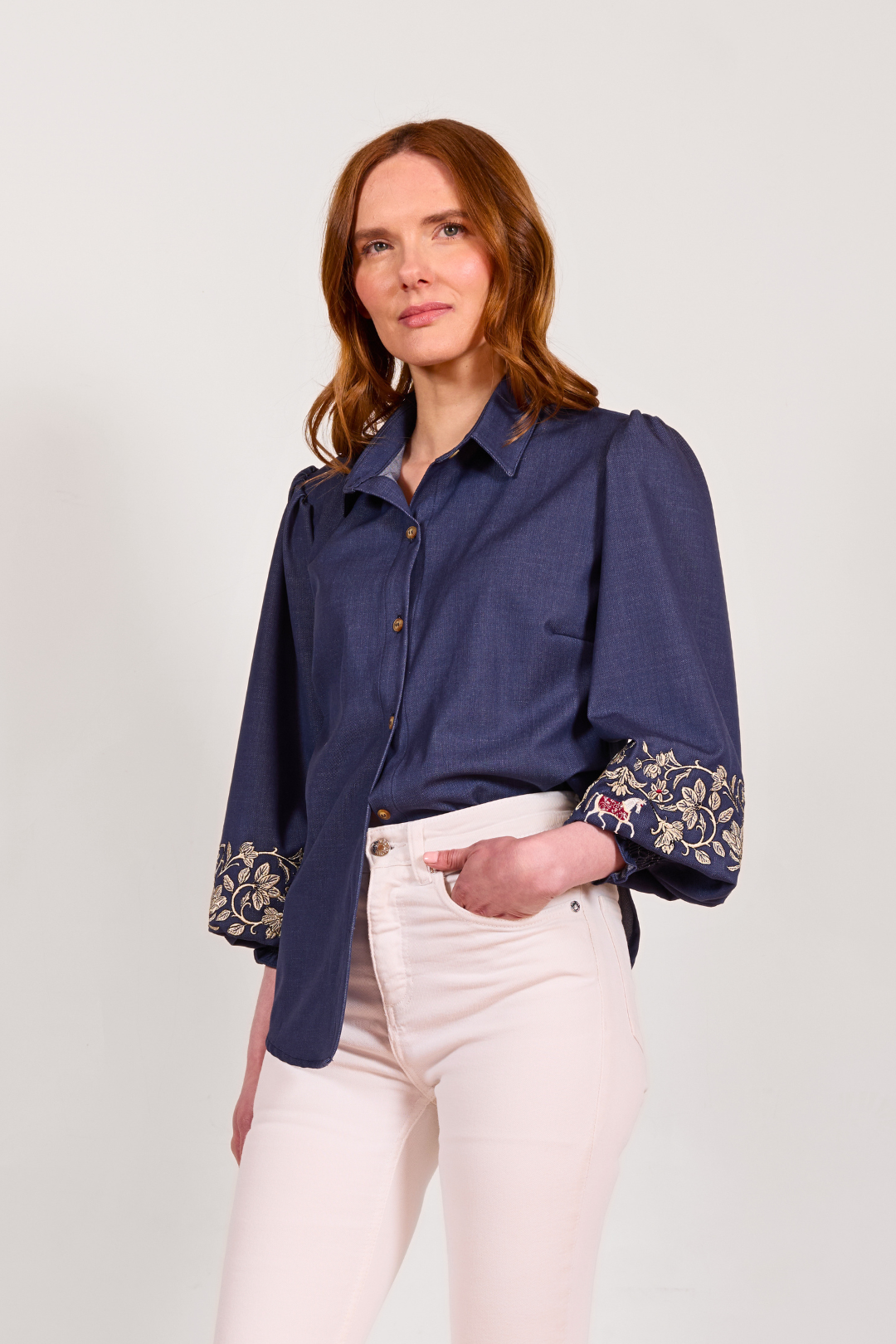 Sevilla Denim Blouse