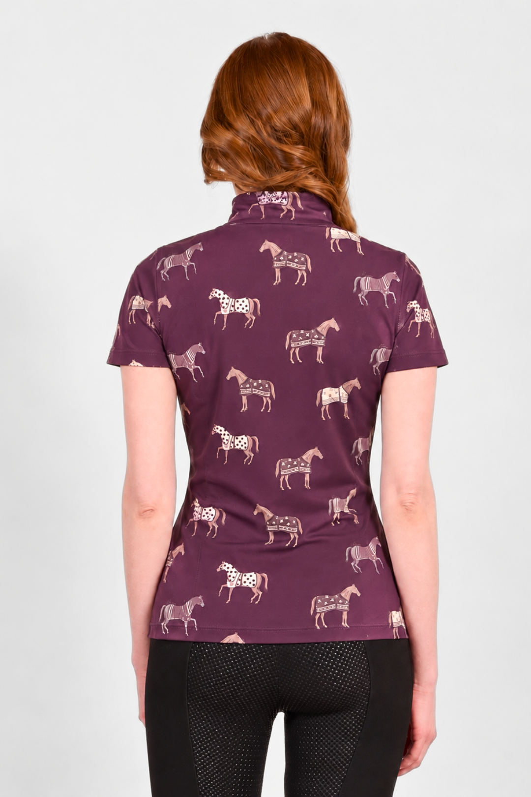 Q-Zip | Poise Print | Short Sleeve