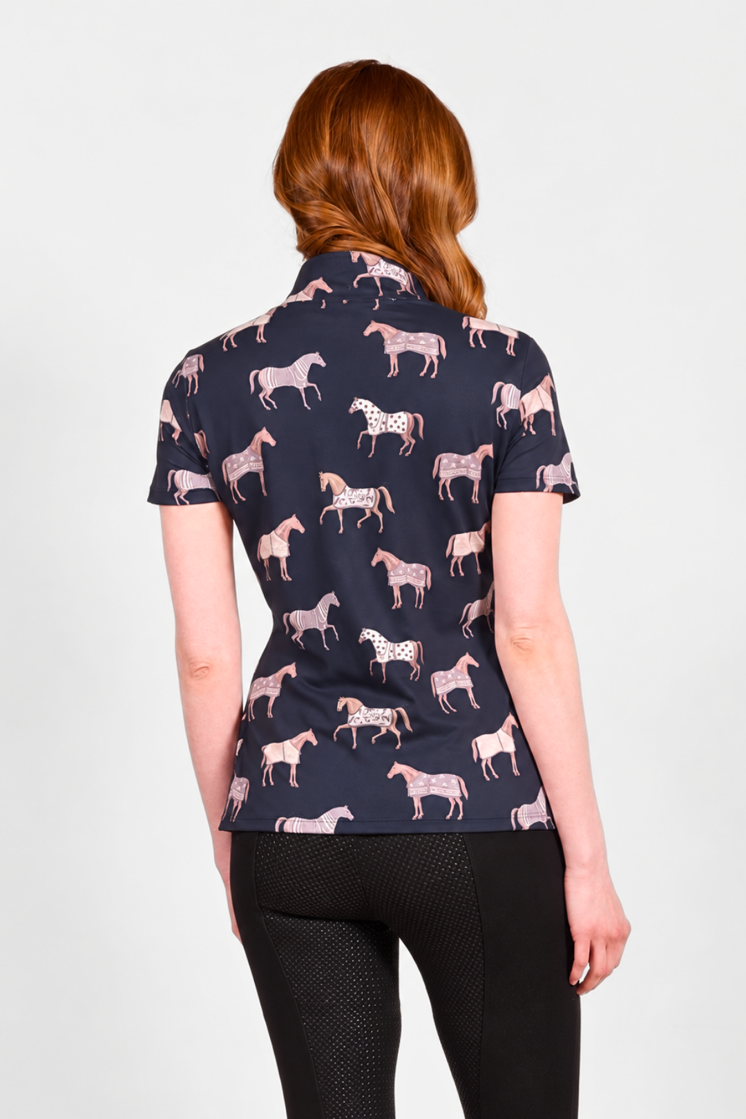 Q-Zip | Poise Print | Short Sleeve
