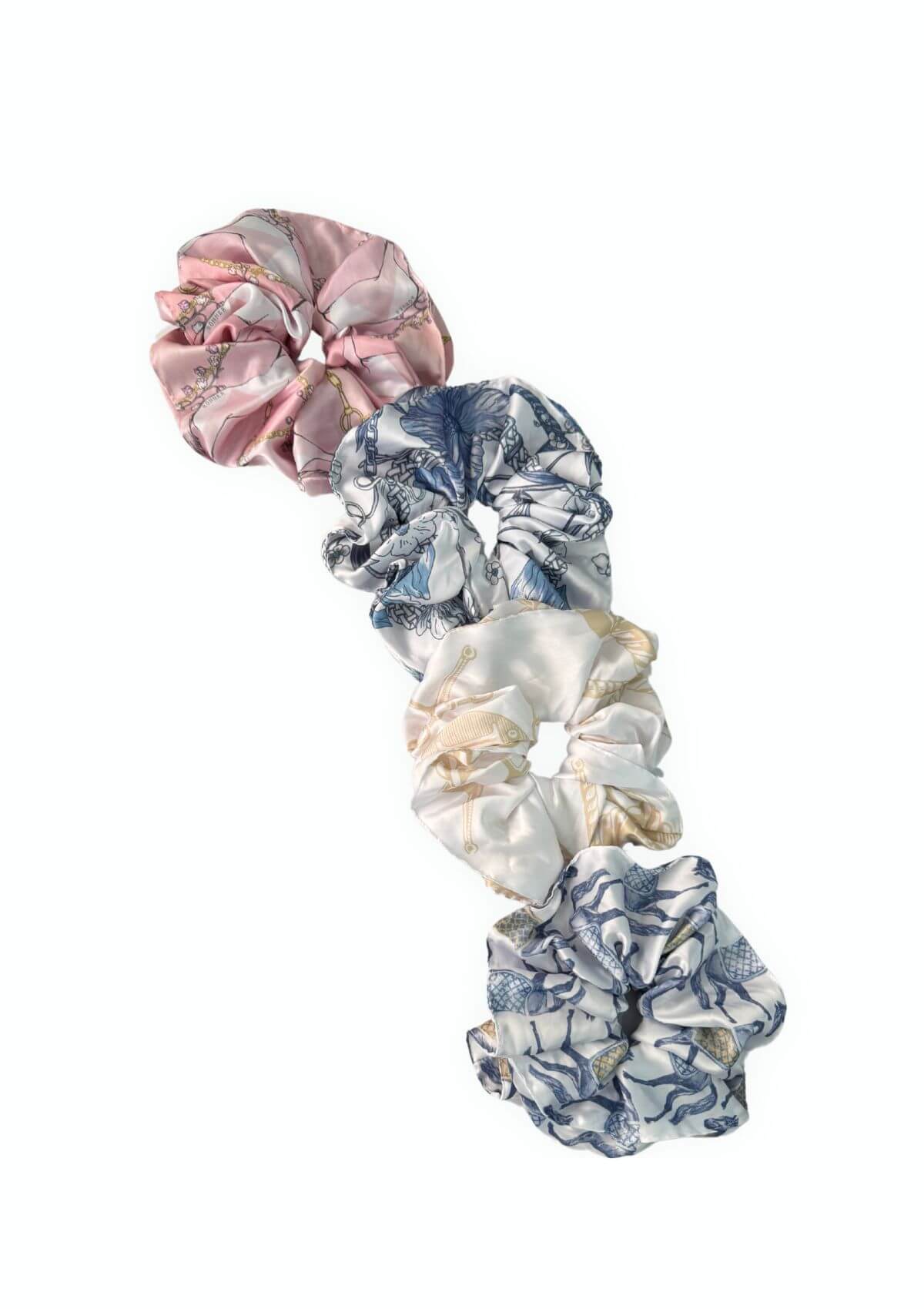 Pure Elegance Silk Scrunchie Set