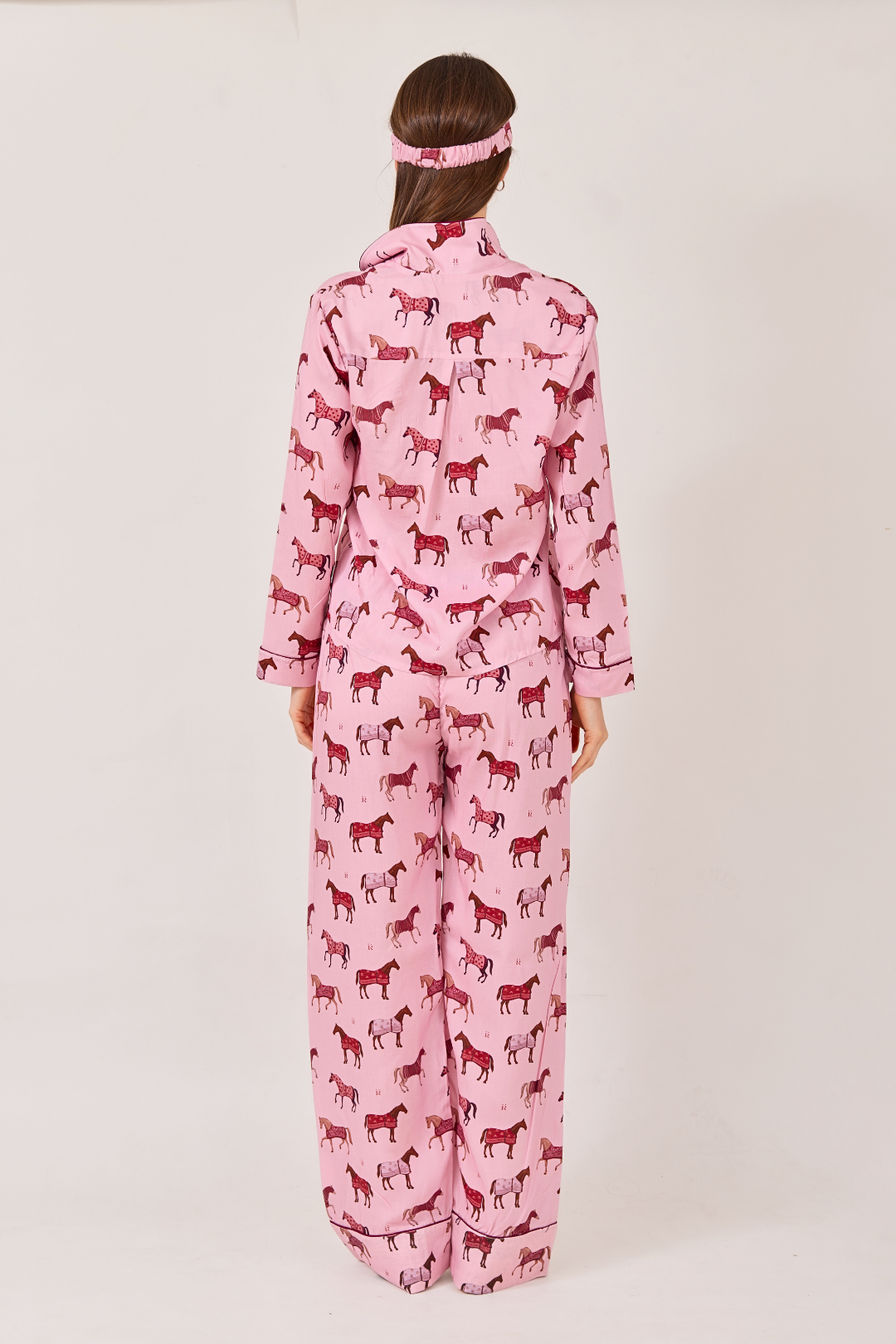 Poise Horse Cotton Pajama Set | Long Sleeve