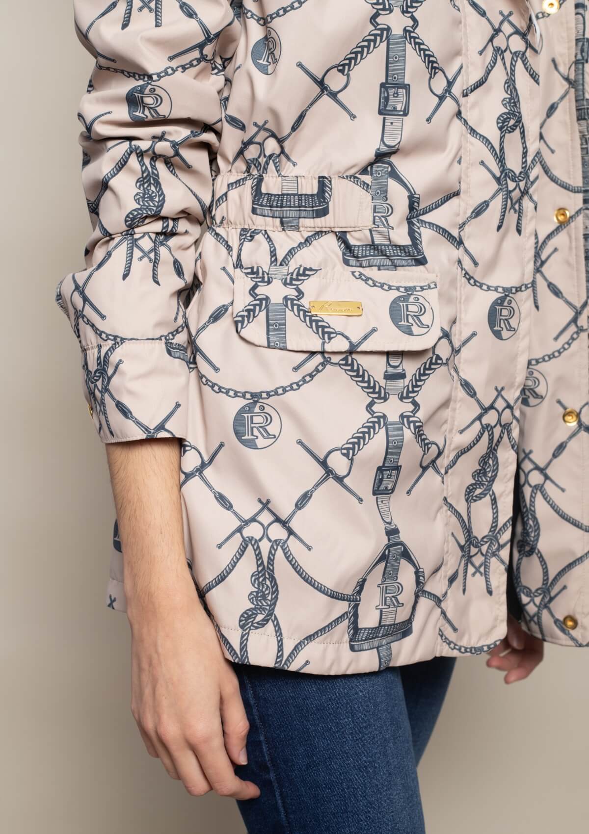 Georgina Windbreaker | Morsetti Print | D'Oro