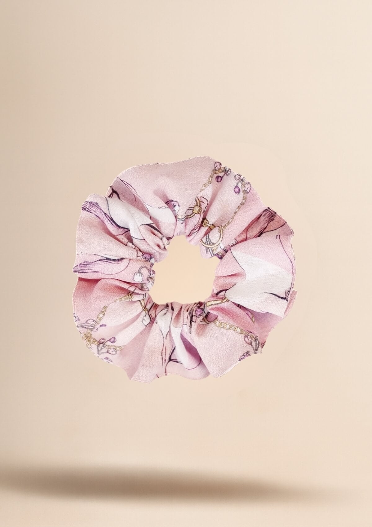 Linen Hair Scrunchie