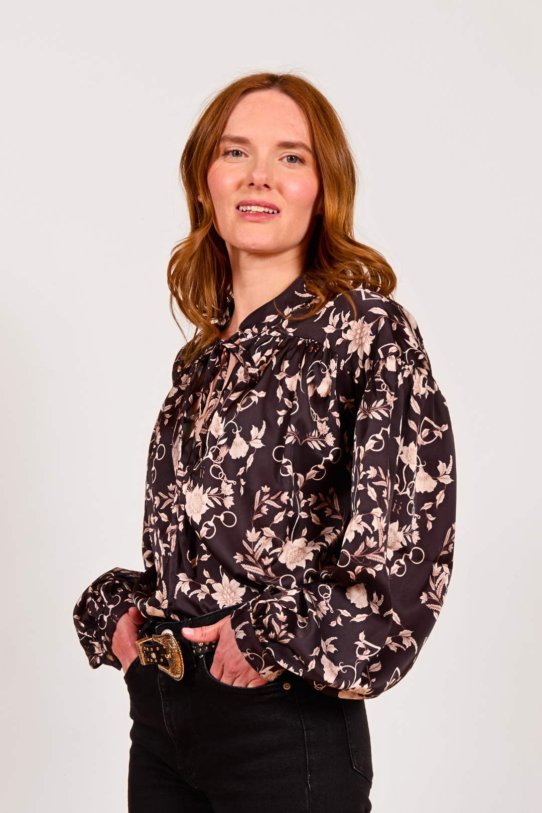 Chantilly Sateen Blouse