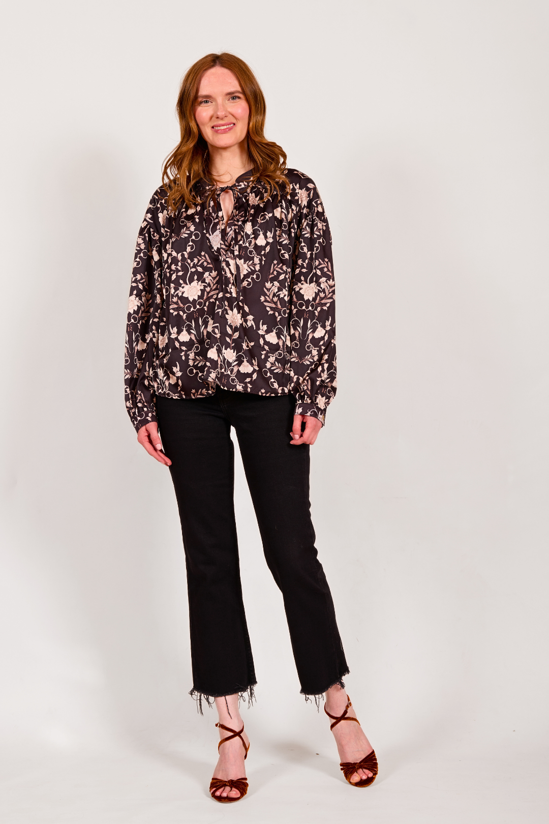 Chantilly Sateen Blouse