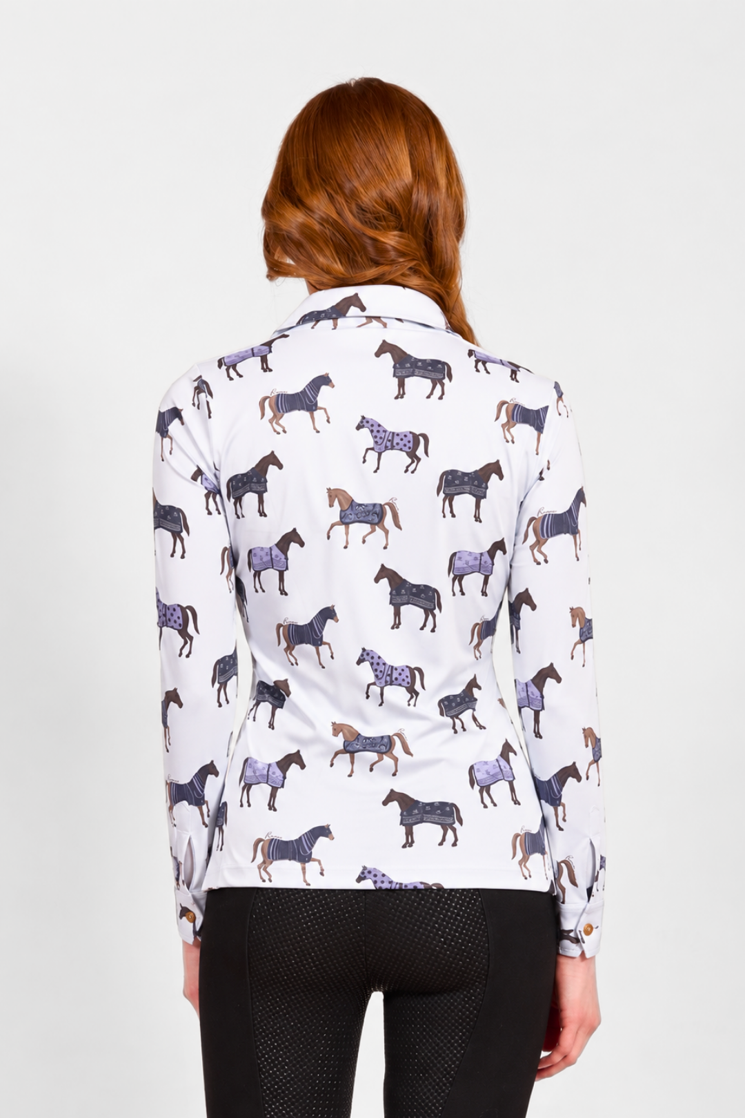 Poise Printed | Polo Shirt | Long Sleeve