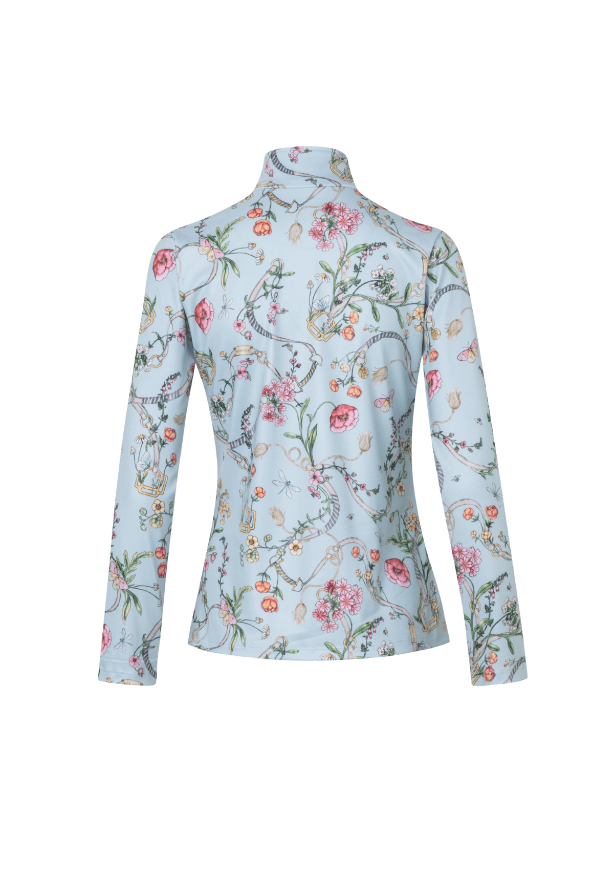 Herbaria Quarter Zip | Soft Aqua