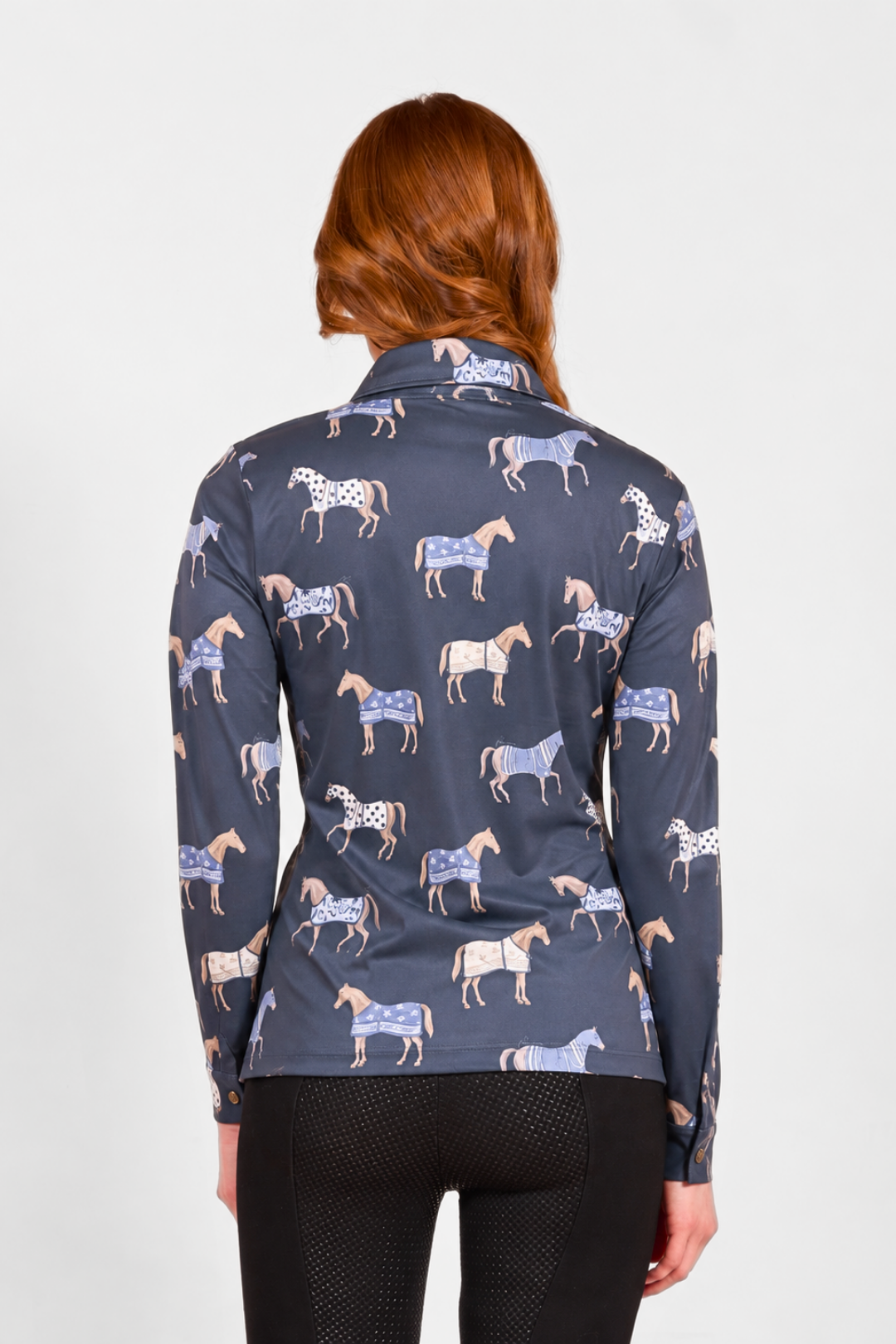 Poise Printed | Polo Shirt | Long Sleeve