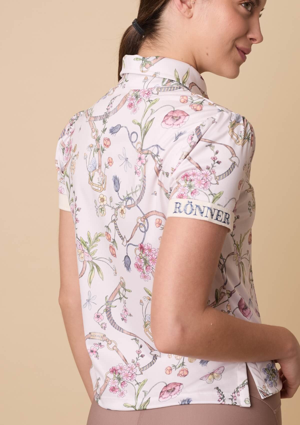 Herbaria Equestrian Polo-Shirt | Short Sleeve | Cream