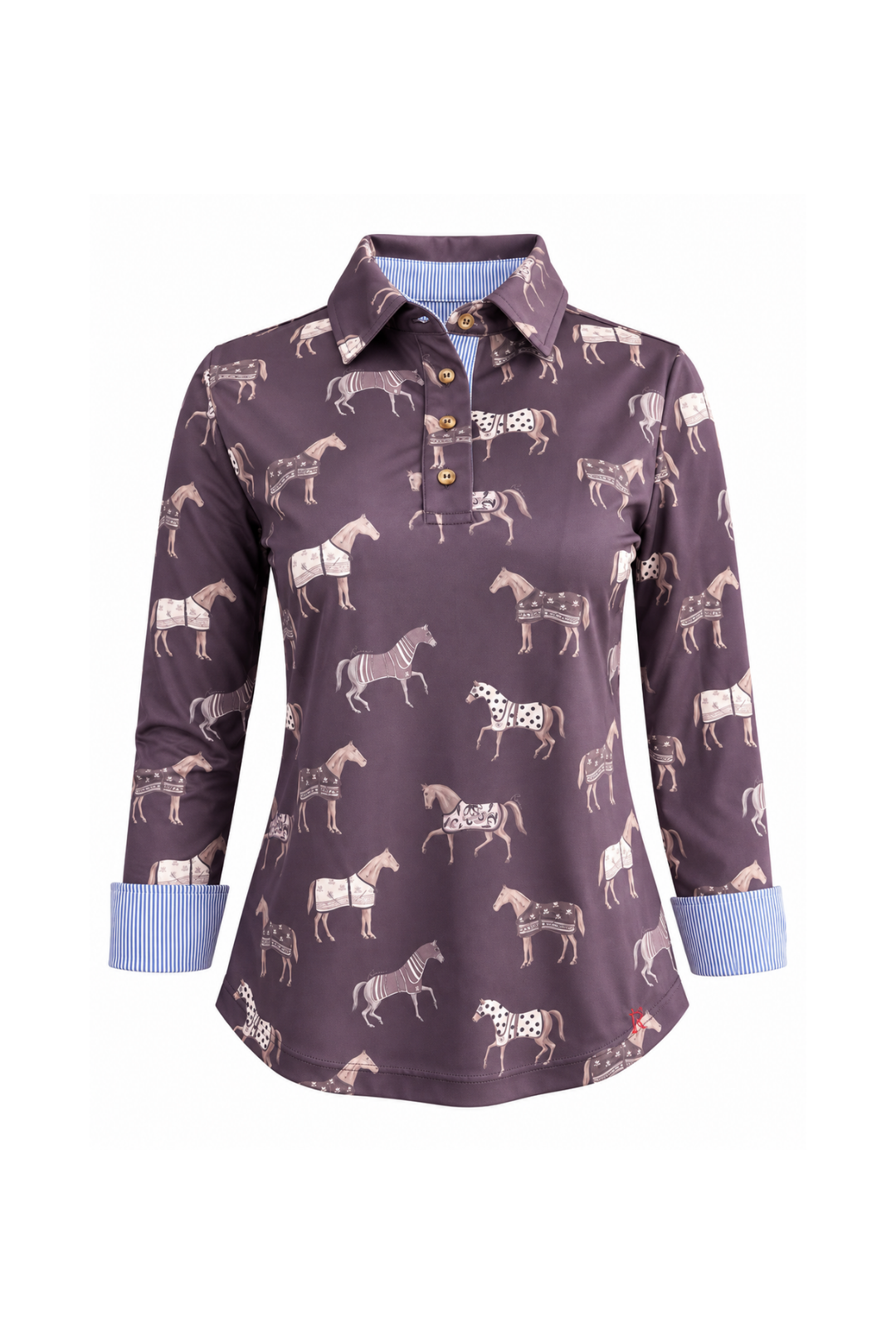 Poise Printed | Polo Shirt | Long Sleeve