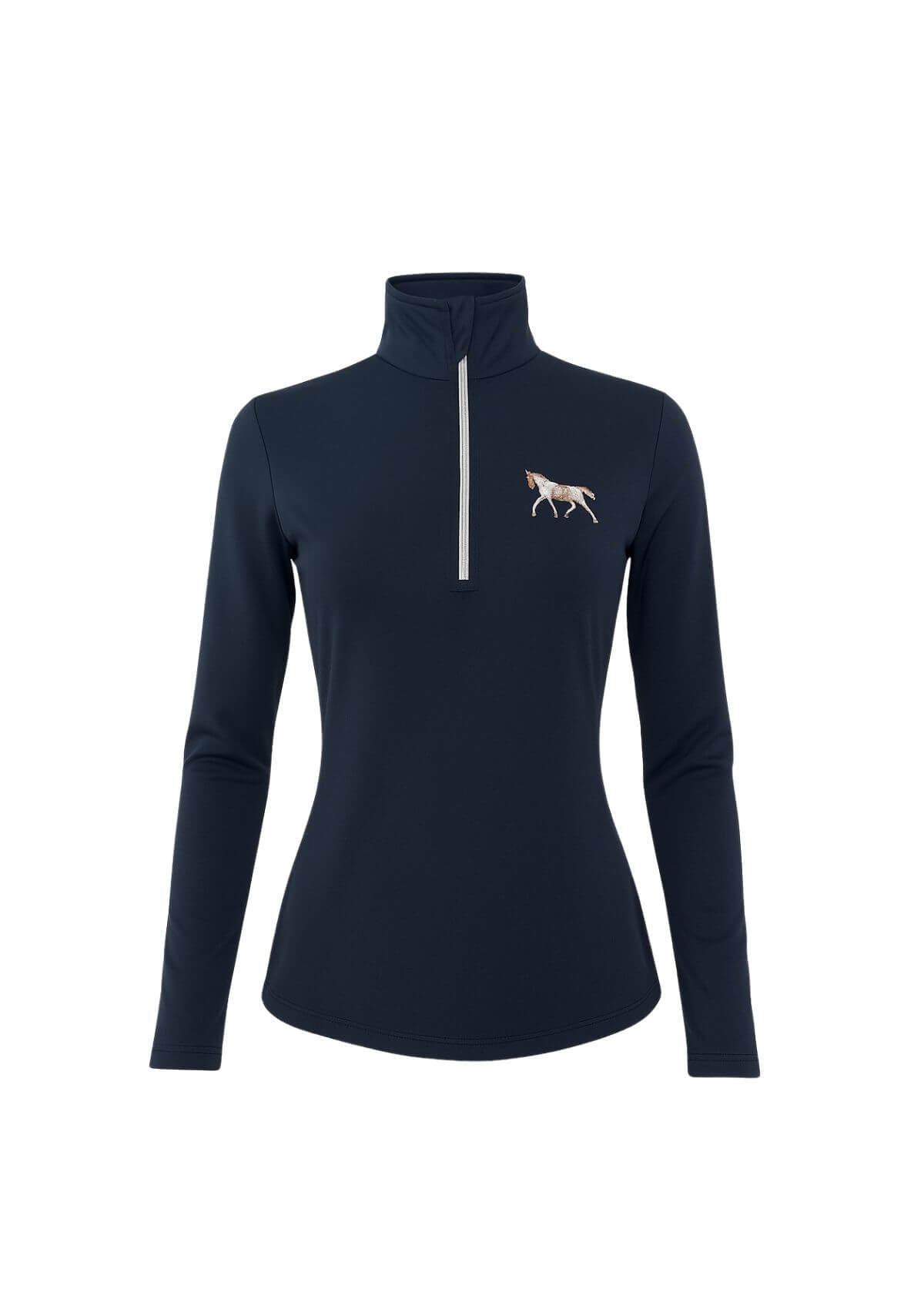 Devotion Quarter-Zip Embroidered | Long Sleeve | Navy | Sample