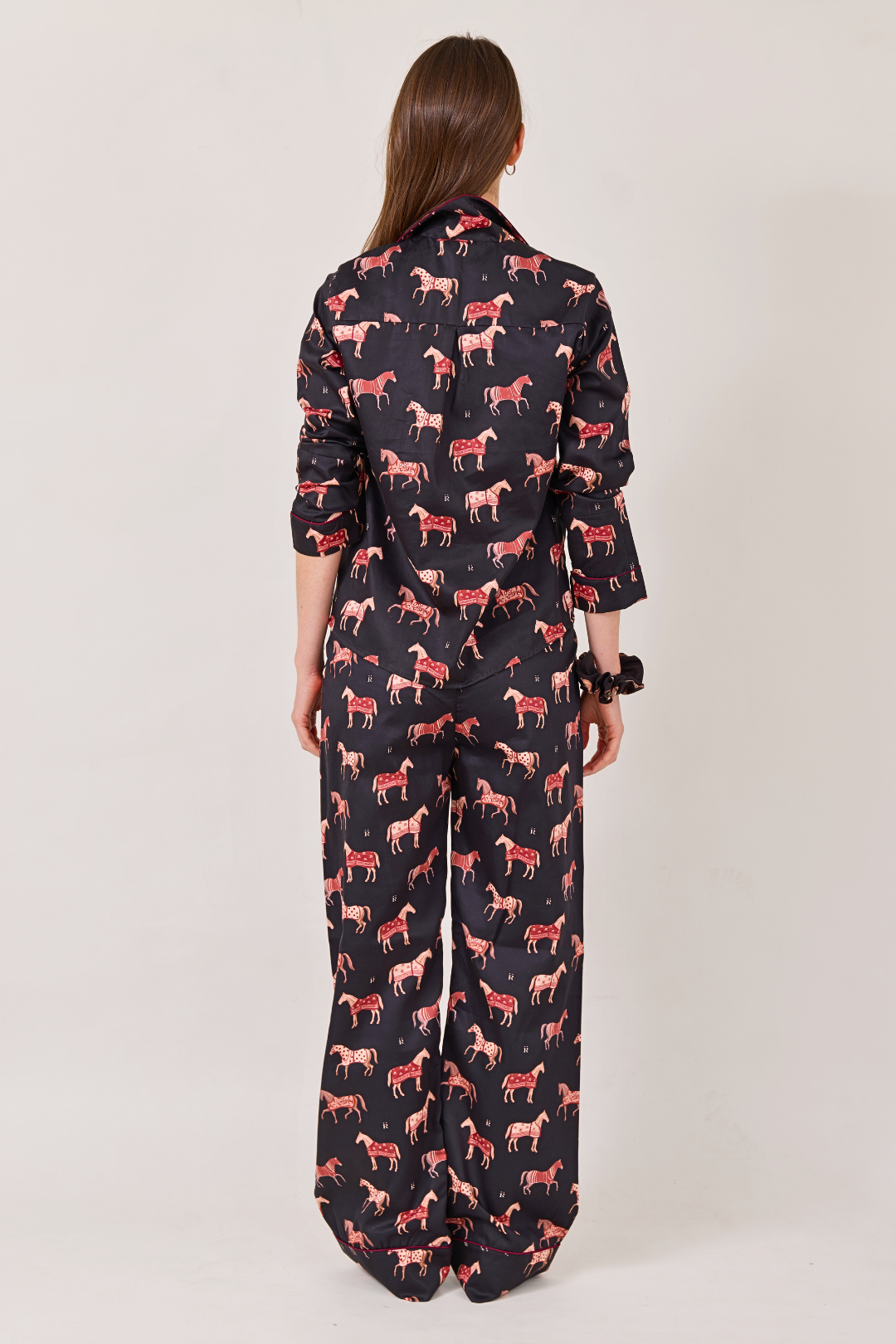 Poise Horse Cotton Pajama Set | Long Sleeve