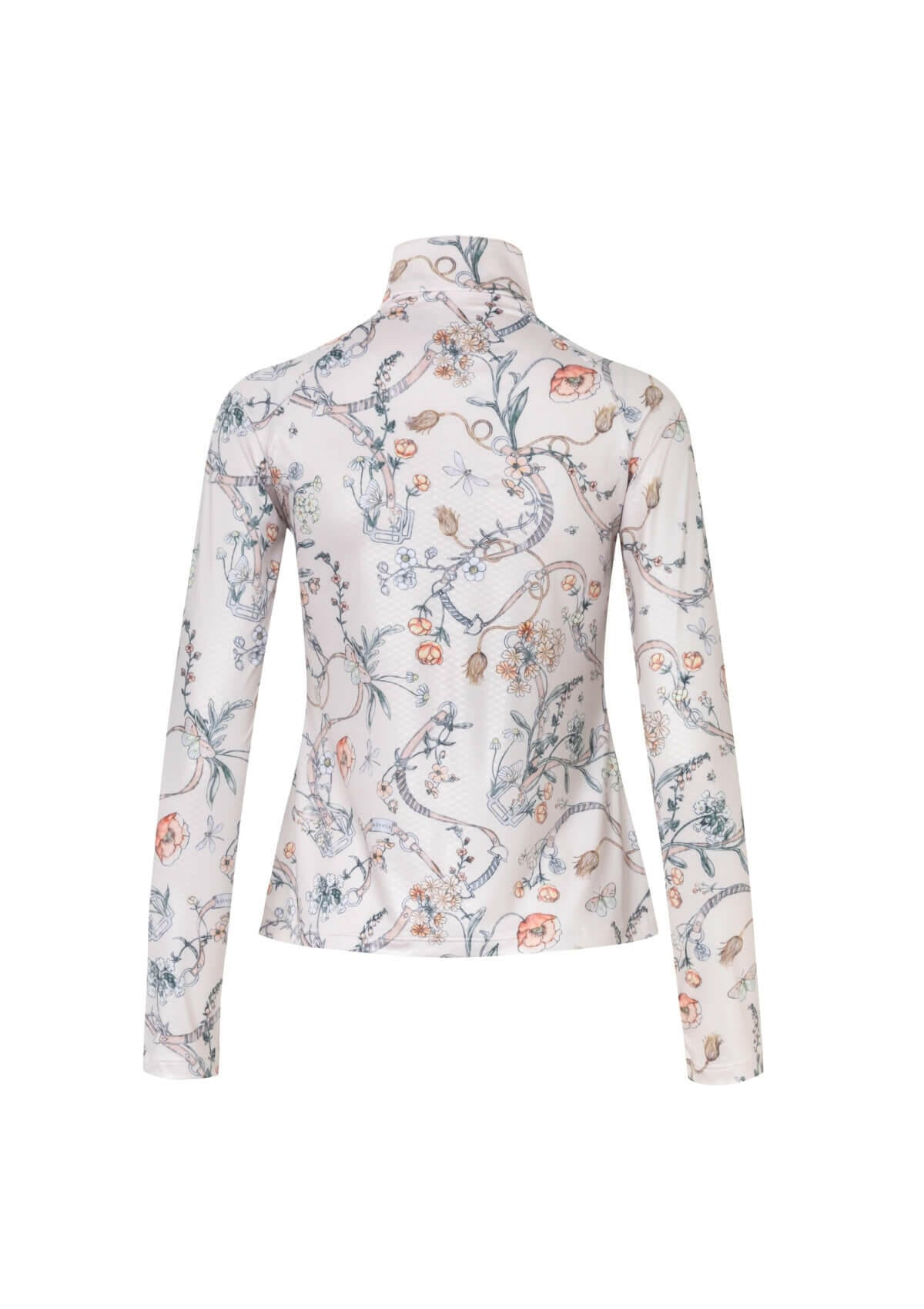 Bliss Q-Zip - Extra Light | Long Sleeve | Herbaria Print | Butter