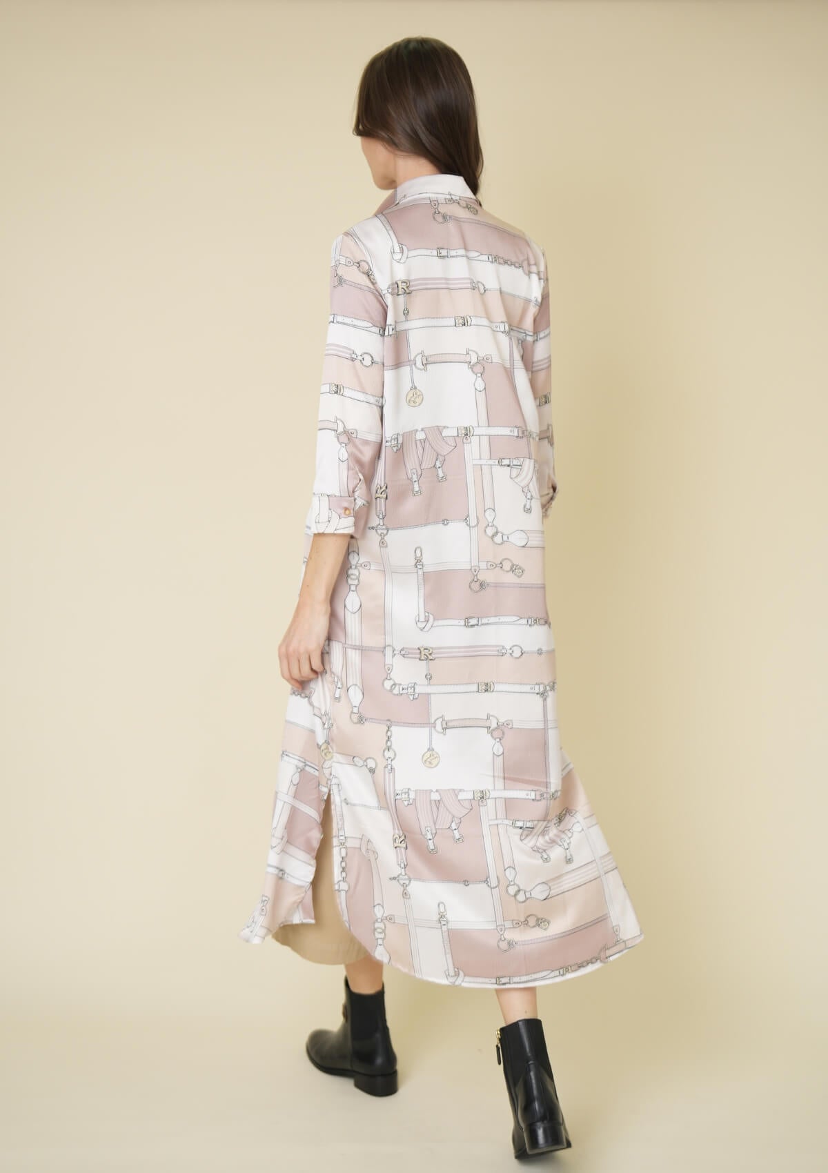 Victoria Tunic-Dress | Jubilea Print | Champagne
