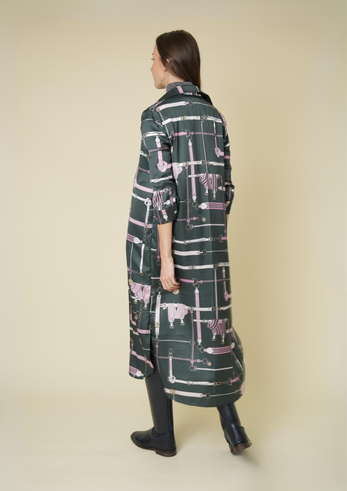 Victoria Tunic-Dress | Jubilea Print | Hunter Green