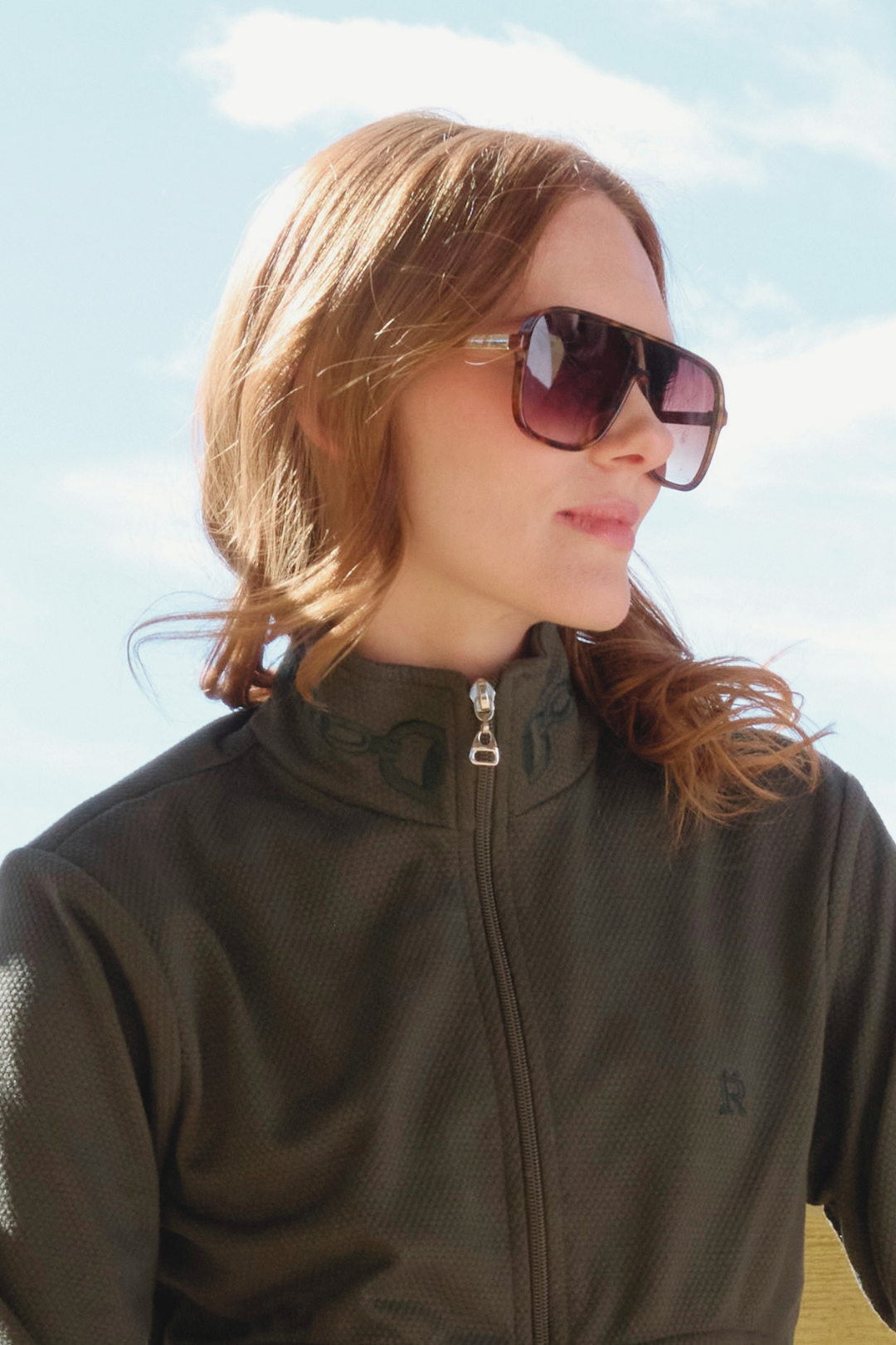 Harmonia Embroidered Zip-Up Jacket