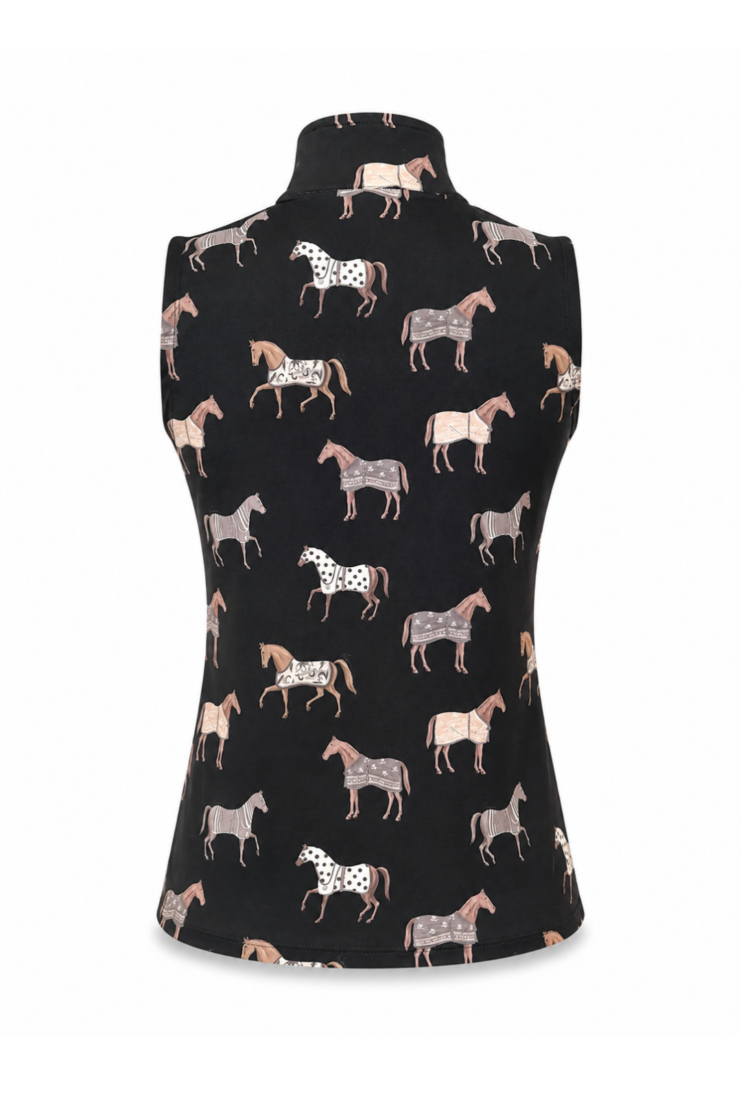 Poise Printed Sleeveless Q-Zip