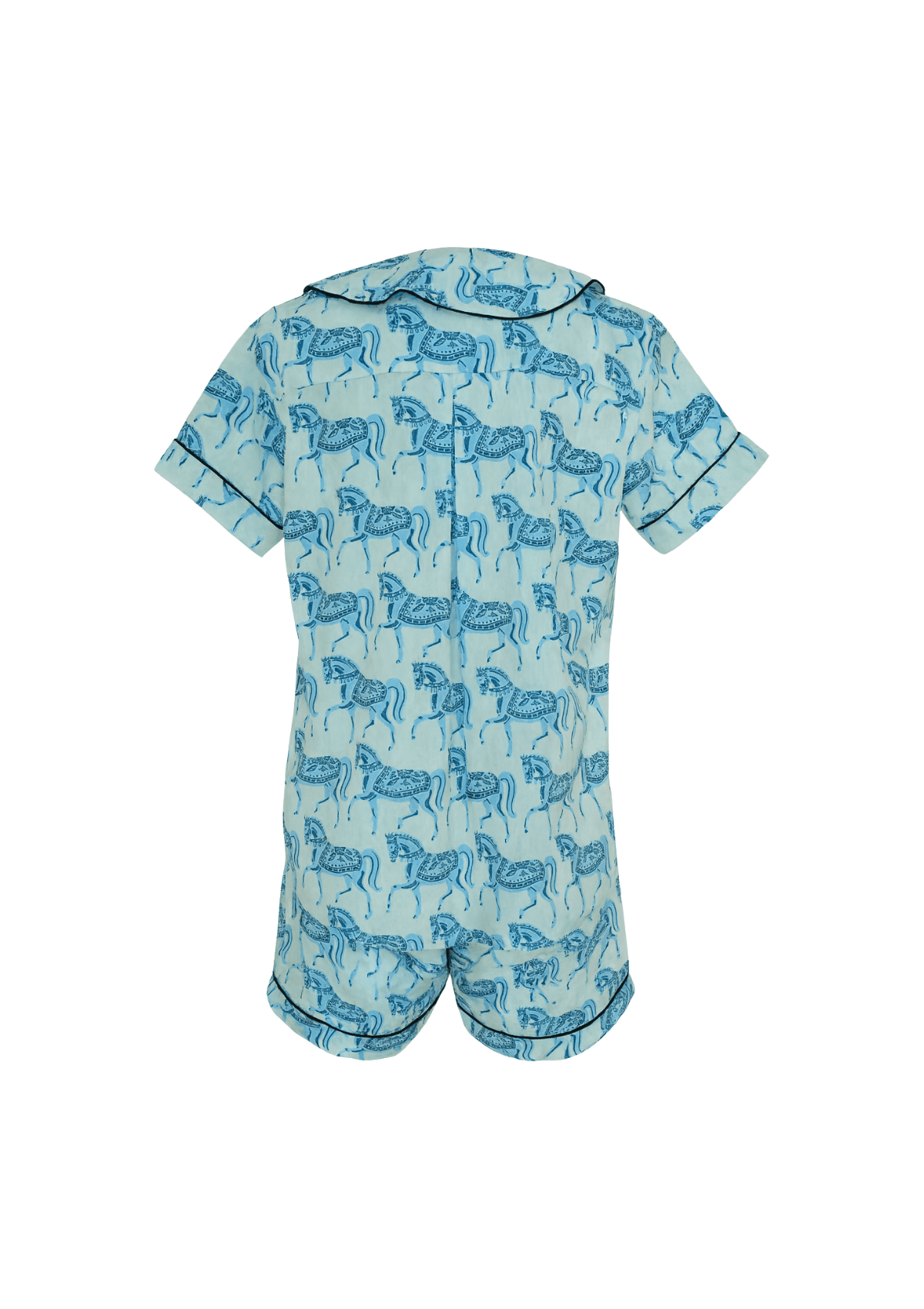 Whisper PJ's Set | Short Sleeve | Blossomare Print | Blue | Sample