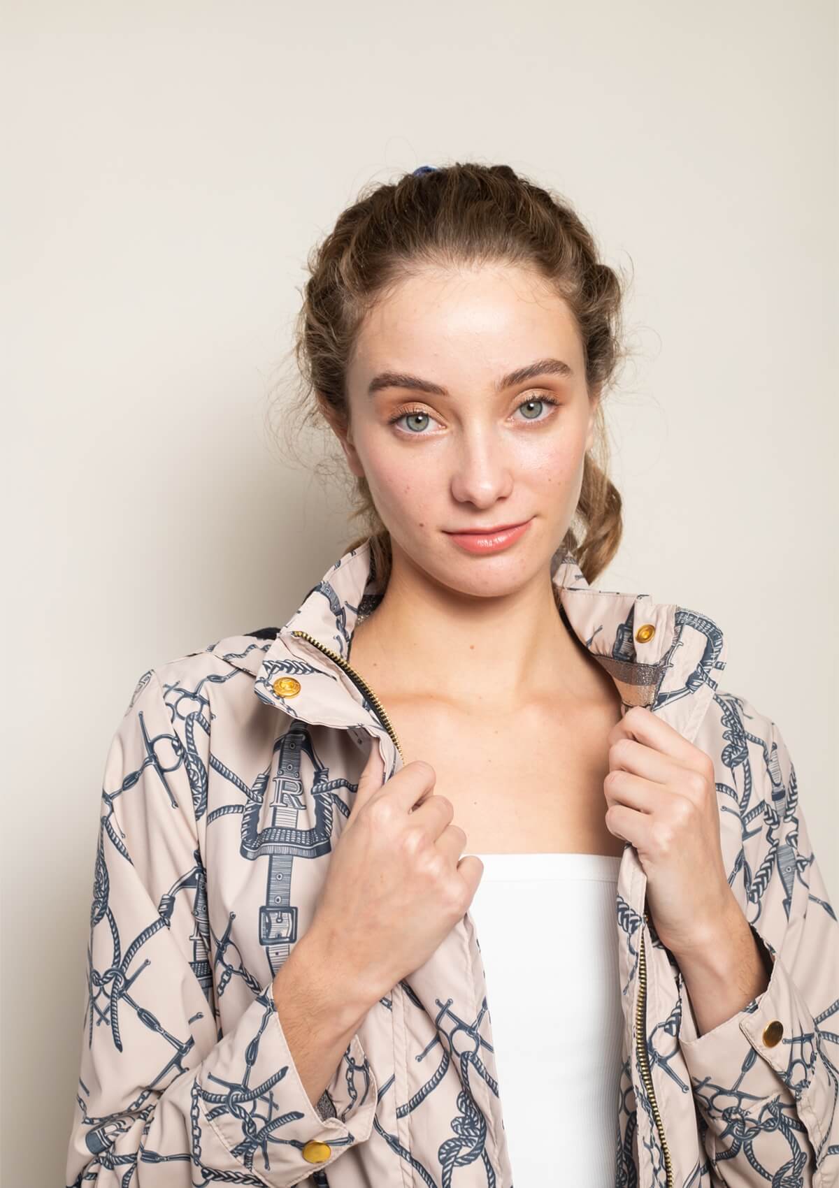 Georgina Windbreaker | Morsetti Print | D'Oro