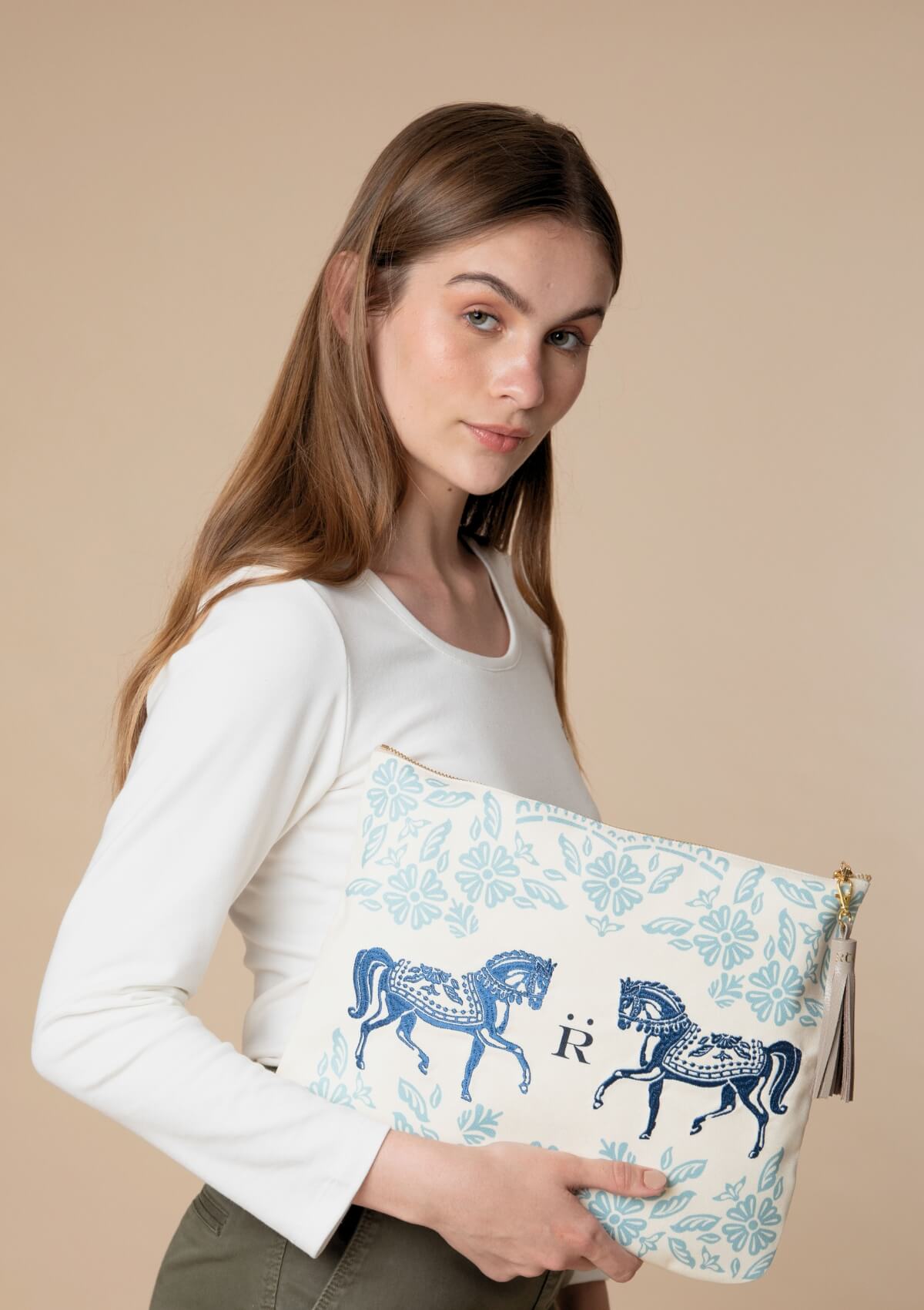 Flower Horses Pouch