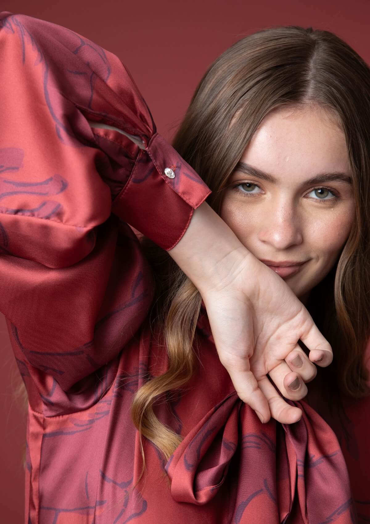 Noelle Blouse | Volt Print