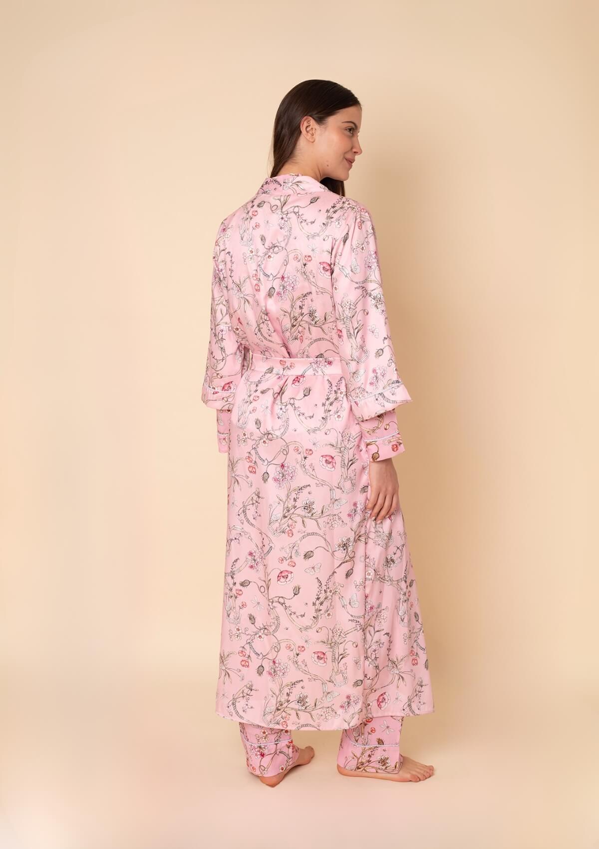 Herbaria Robe | Herbaria Print Rose