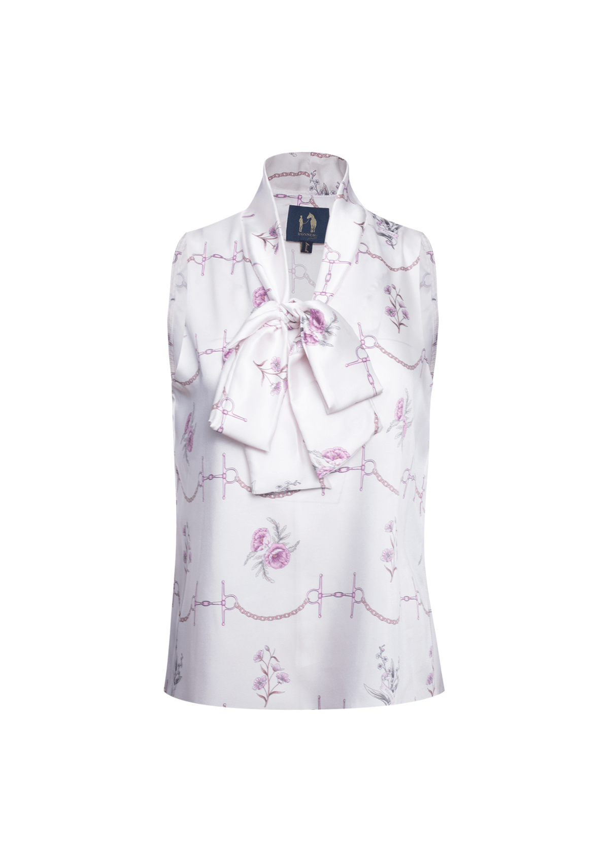 Bow Blouse | Sleeveless | Fleur Blush