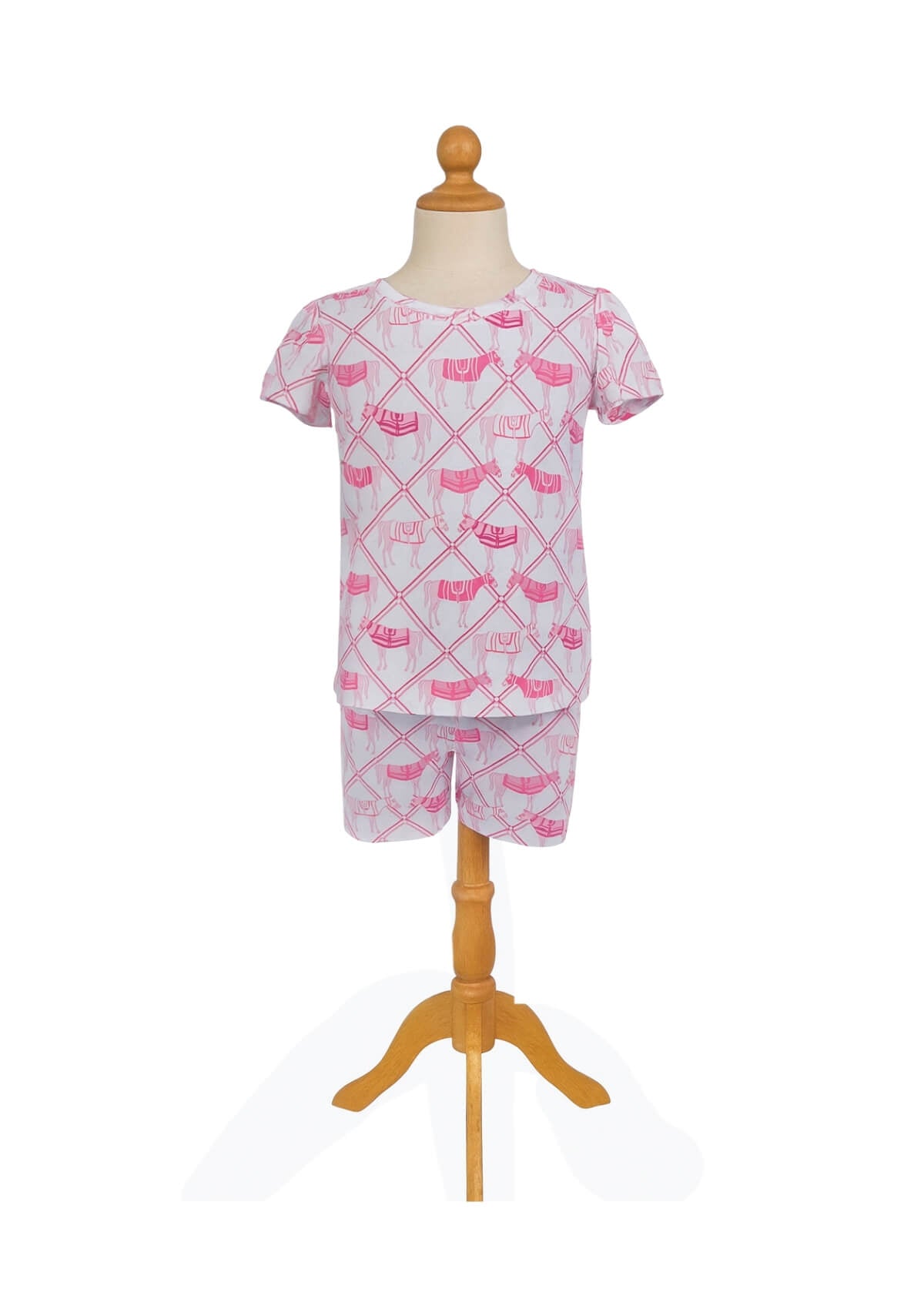 Aurora Children's PJ's Set | Short Sleeve | Pink