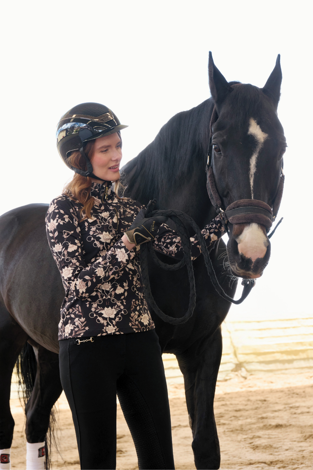 Q-Zip | Bridle Botanica Print | Long Sleeve