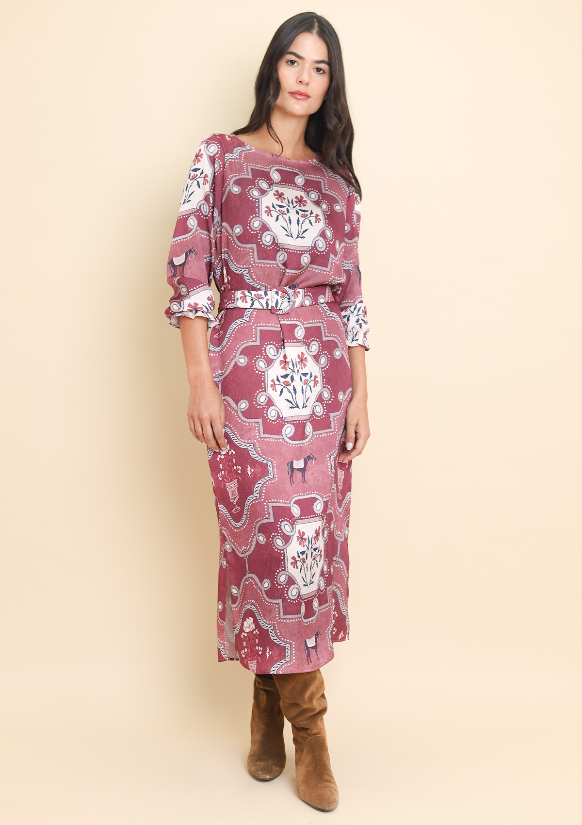 Caravelle Tunic-Dress |  Veranda Print