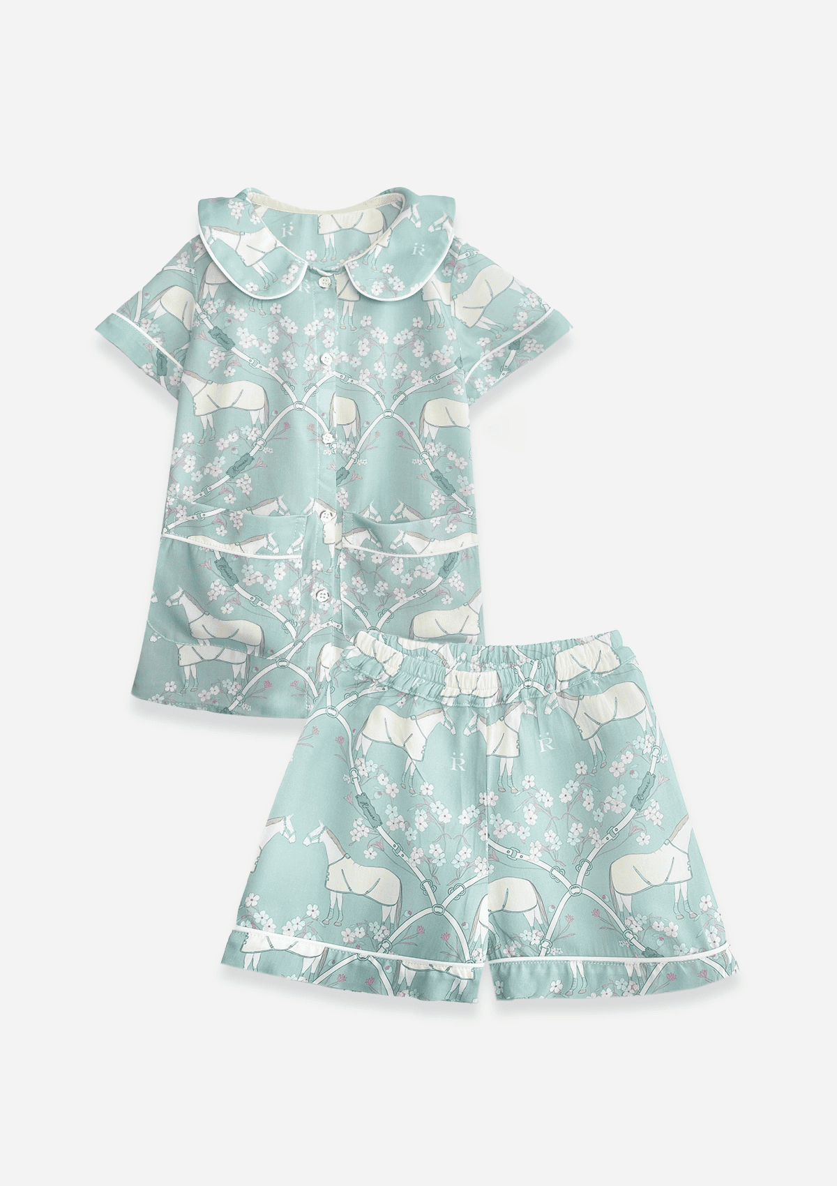 Ponyland Short Sleeve | Hoofbeat Dreams Blue | Children's PJ'S