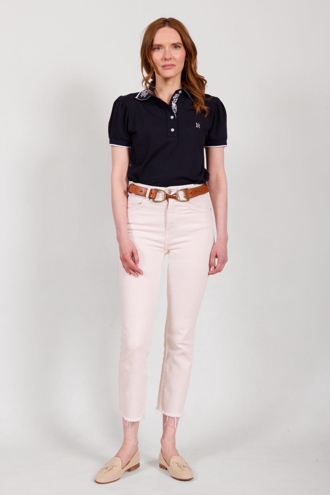 Briar | Embroidered Polo- Shirt