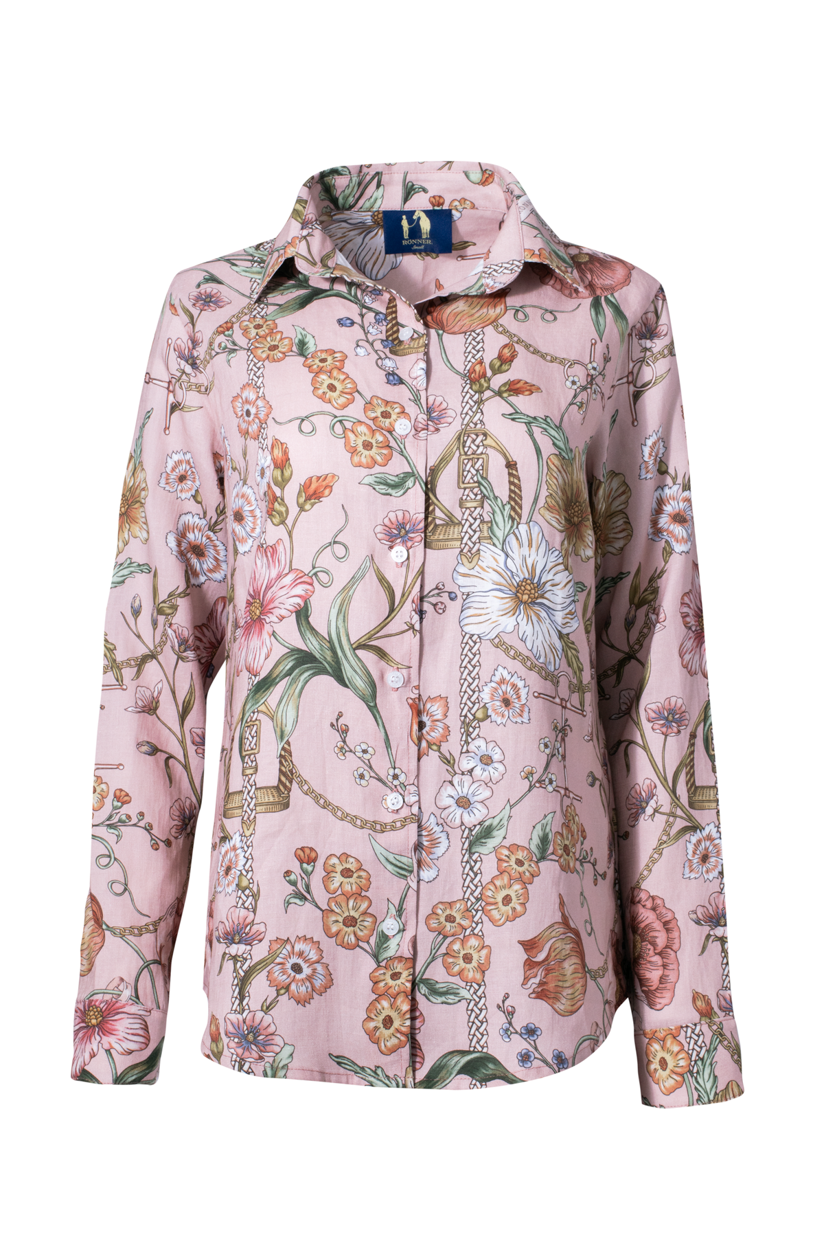 Classic Linen Shirt Botany Rose