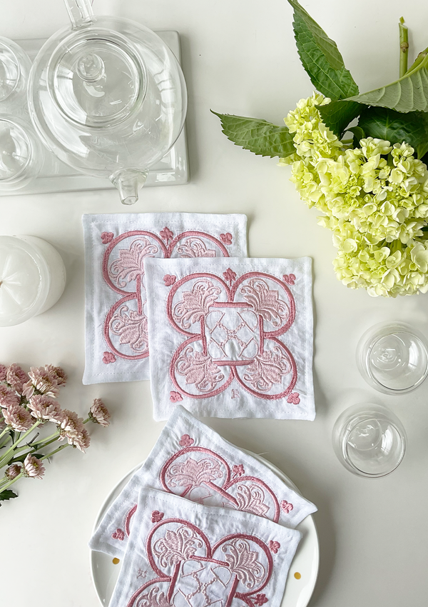 Embroidered Cocktail Napkins