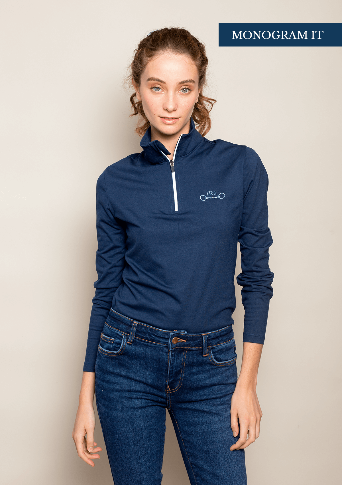 Equestrian Sun Shirts - Equestrian Quarter Zip - 