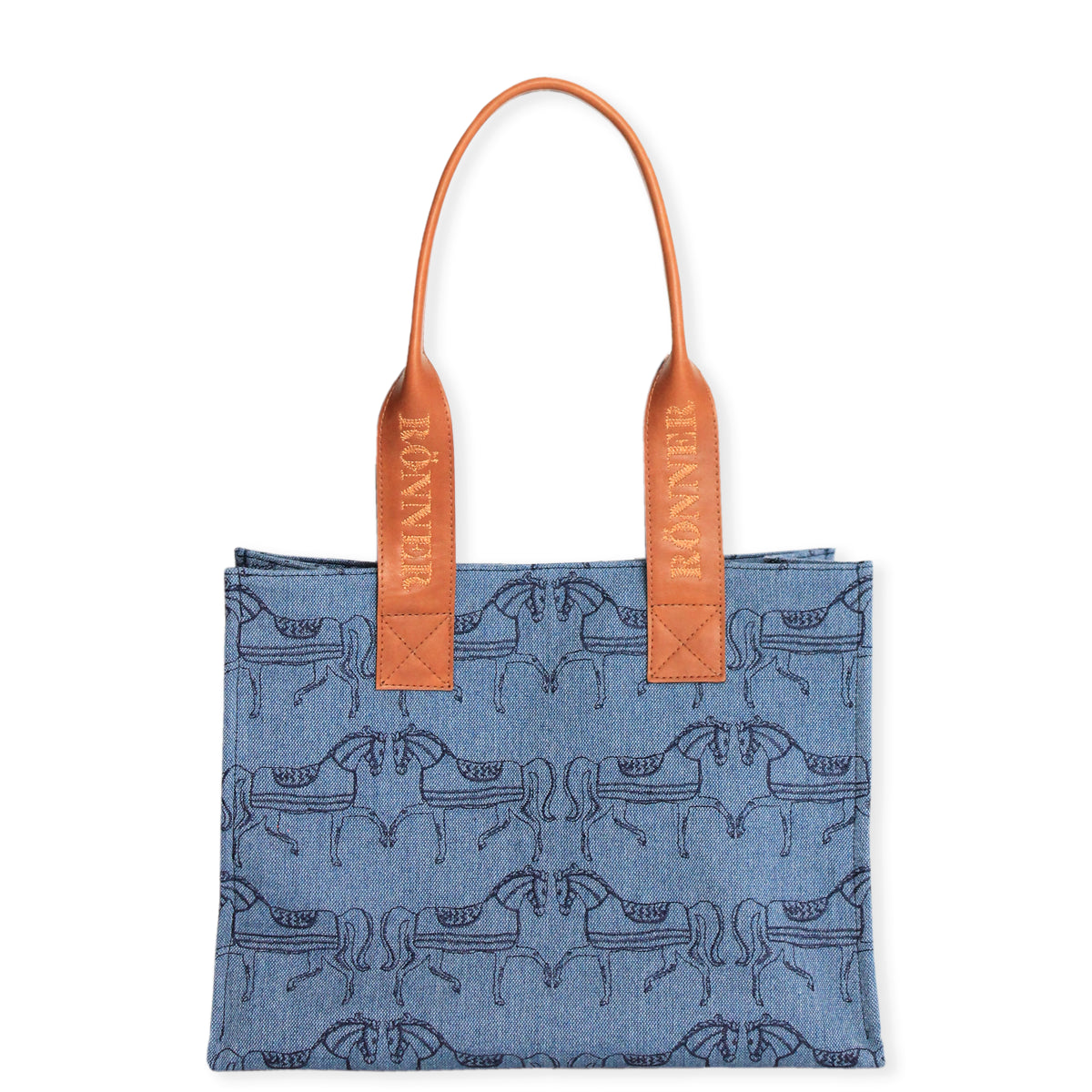 ★2025SS新作★RONRON★LOGO MINI CANVAS BAG LOGO MINI CANVAS BAG NAVY - RONRON 론론