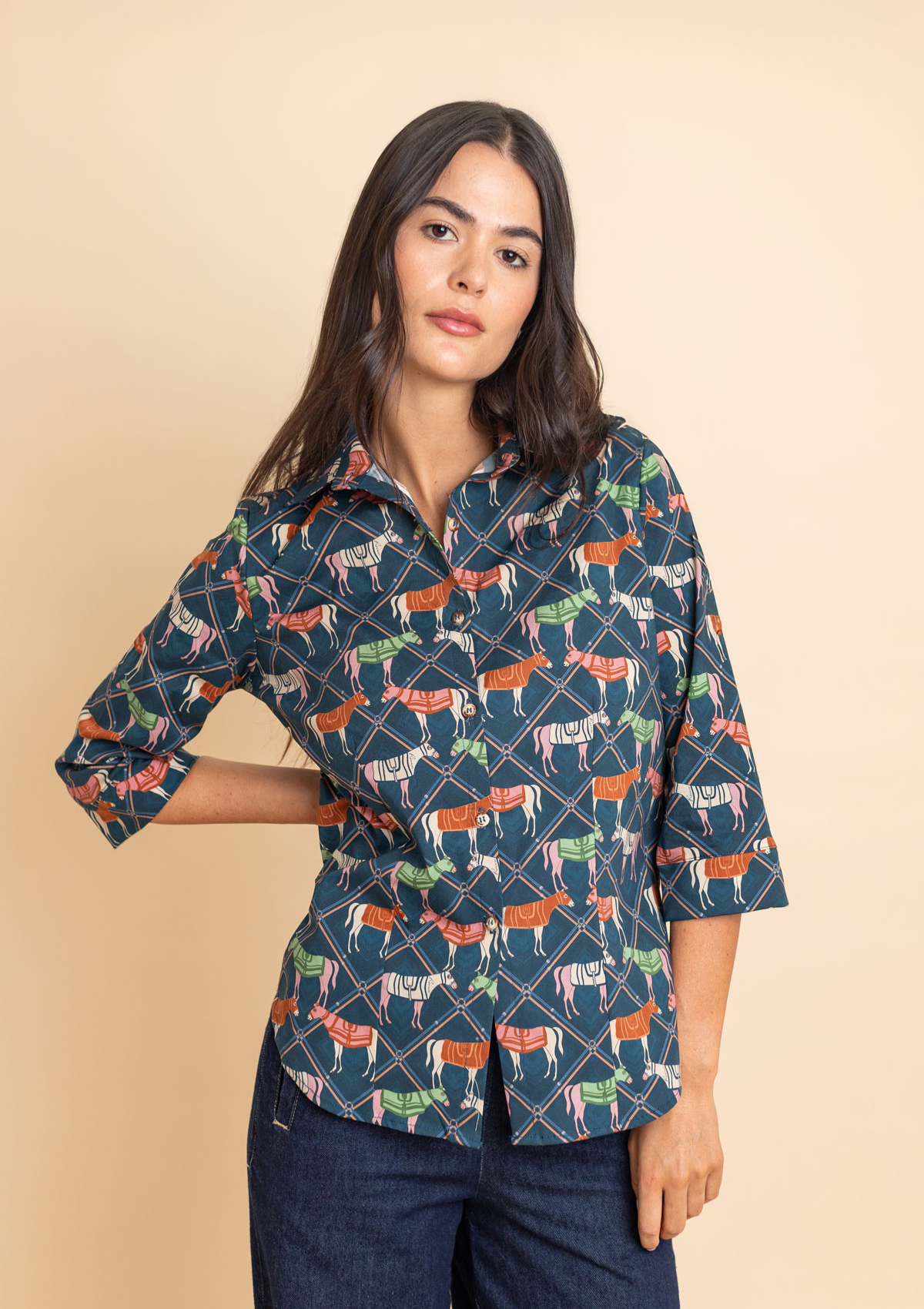 Grand Prix Classic Shirt - Victory Print - Nocturne
