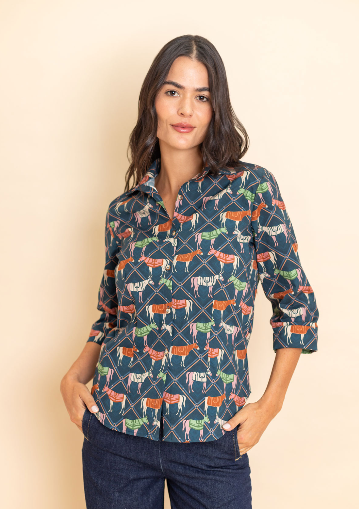 Grand Prix Classic Shirt - Victory Print - Nocturne