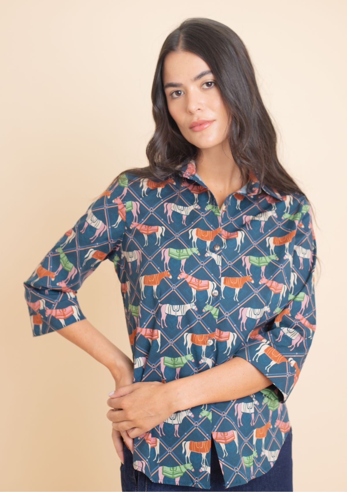 Grand Prix Classic Shirt - Victory Print - Nocturne