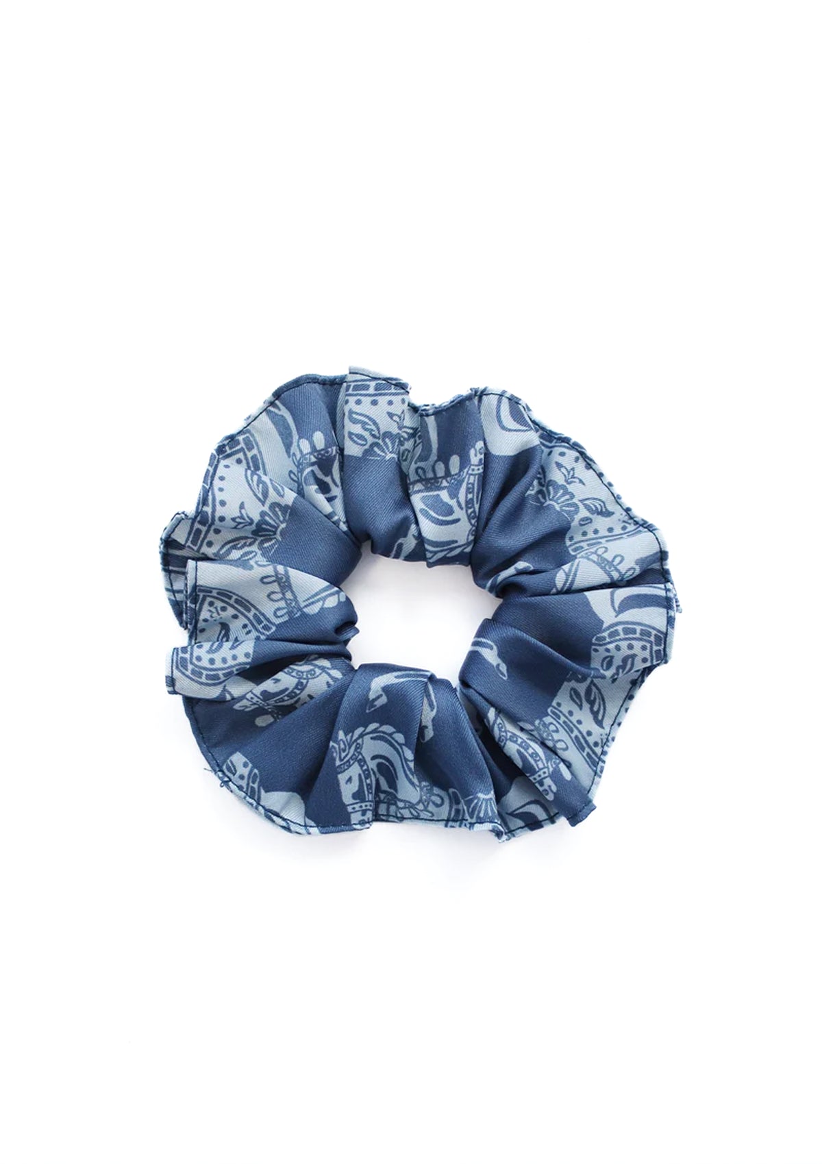 Hair Scrunchie Blossomare Print | Sapphire