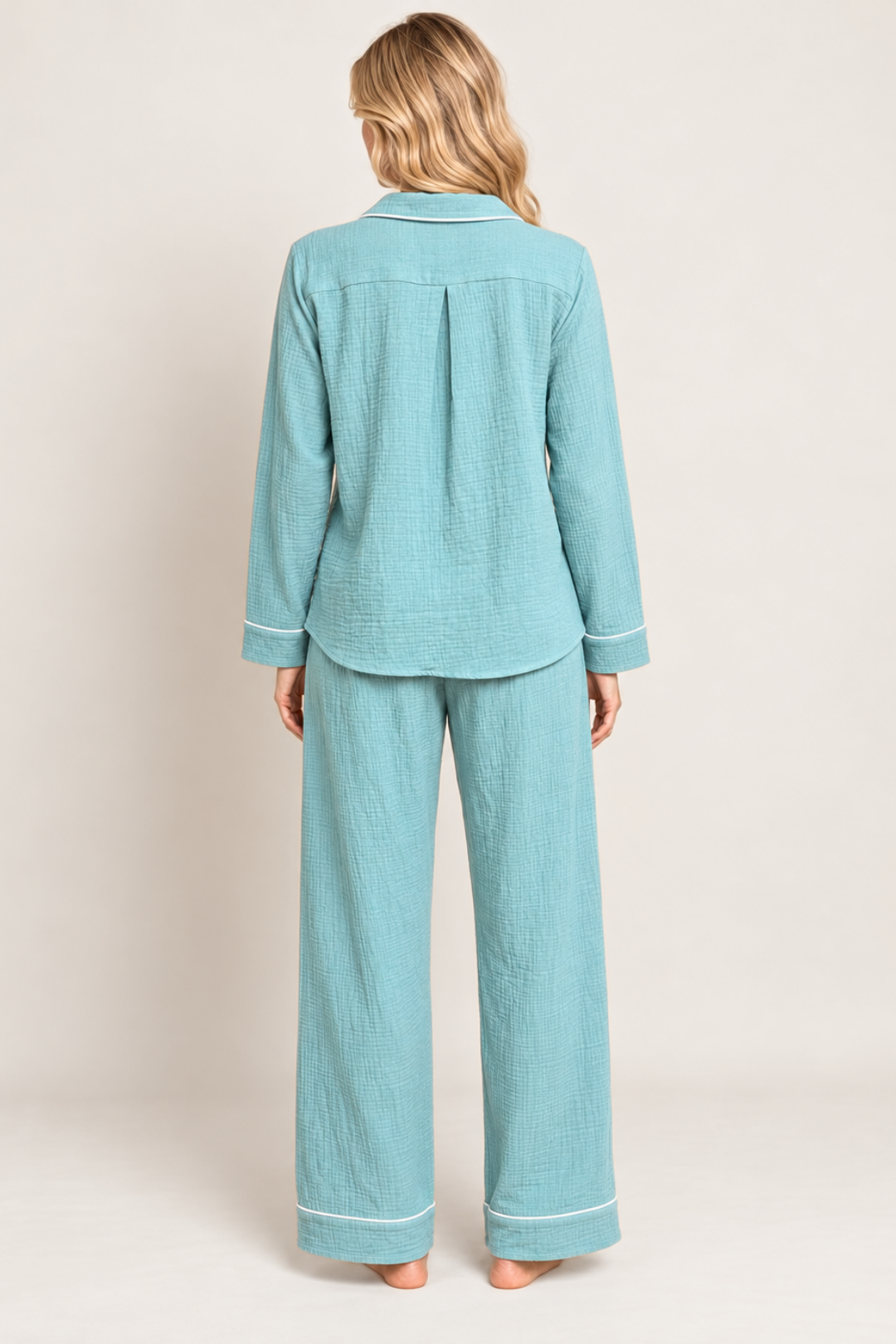Free Spirit Cotton Pajama Set - Long