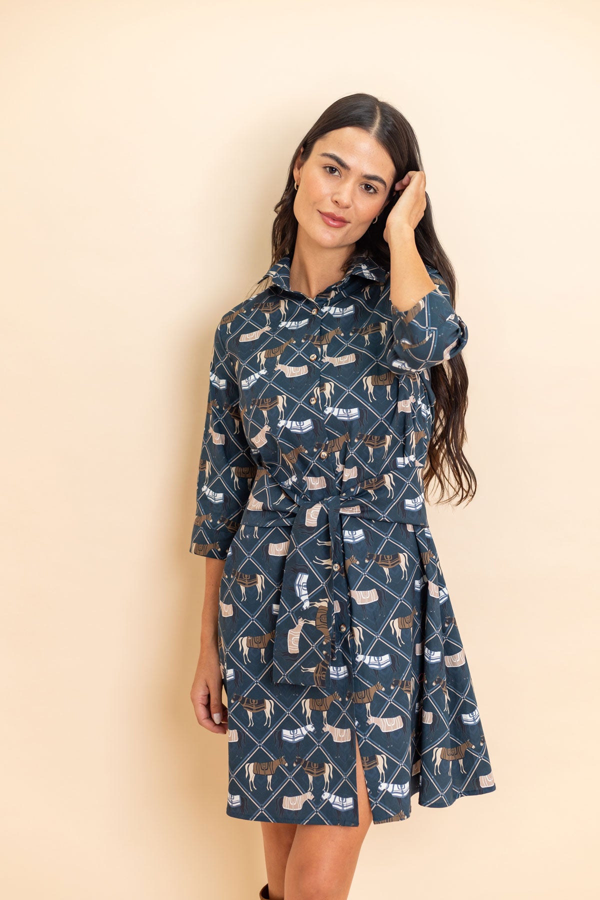 Grand Prix - Shirt Dress - Navy