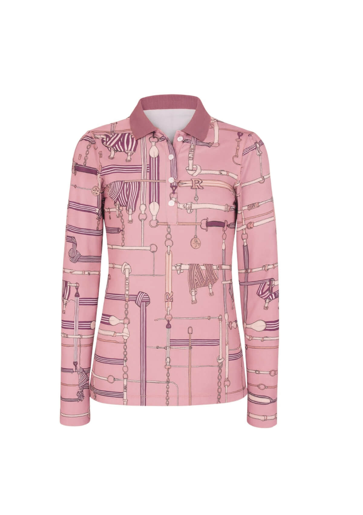 Jubilea Polo-Shirt | Long Sleeve | Rose Blush