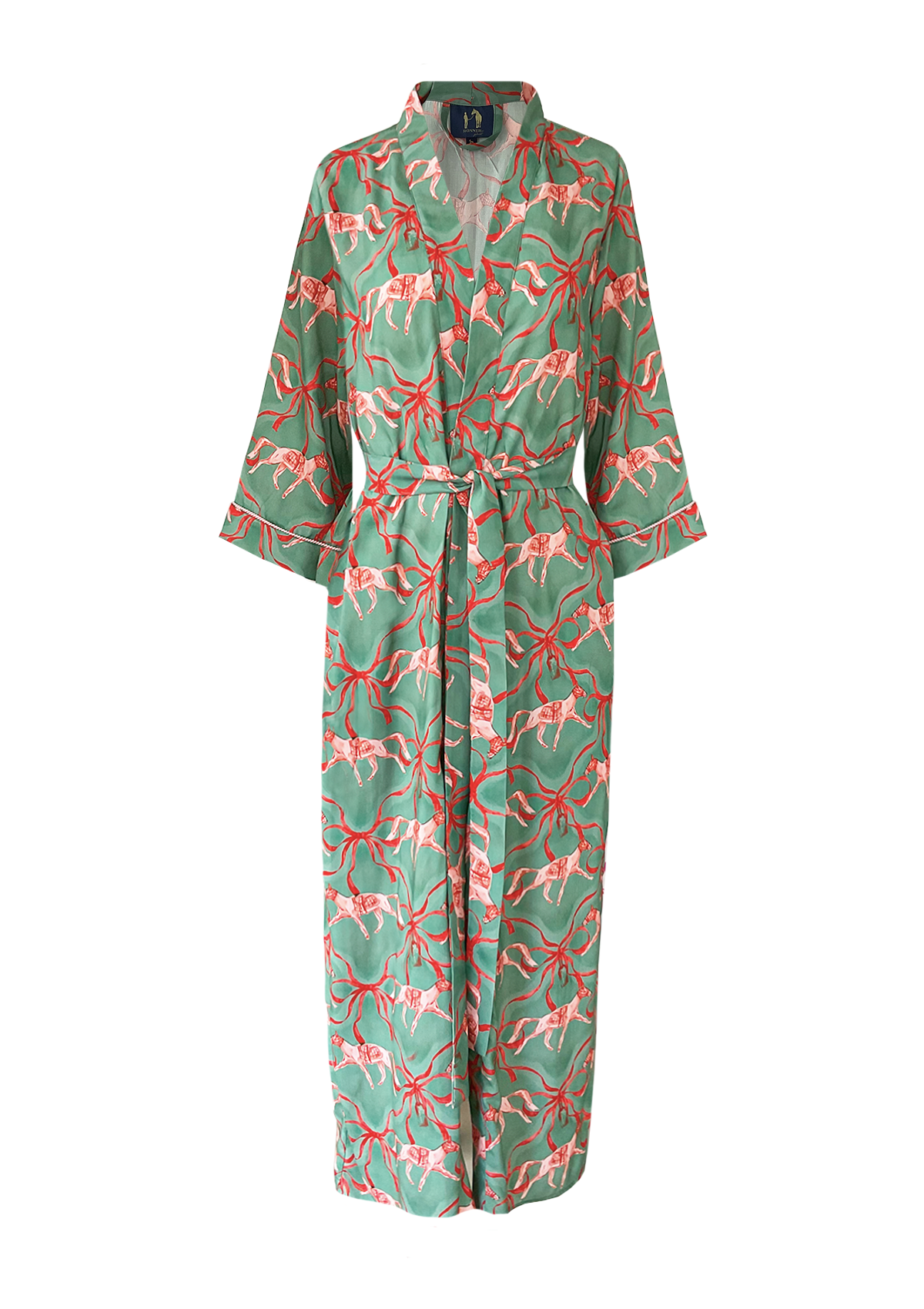 Lucky Ribbon Robe | Peppermint Dream | Equestrian Sleepwear Collection