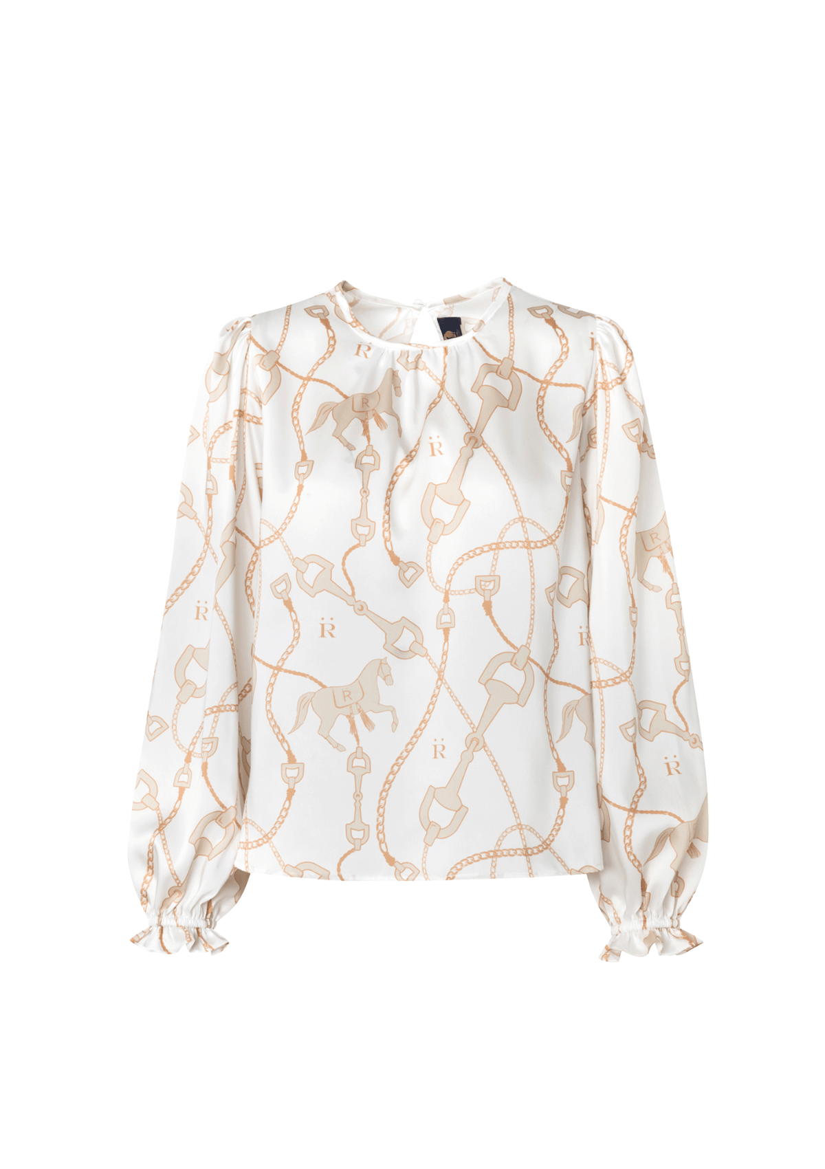Carmela Blouse | Chain Taupe