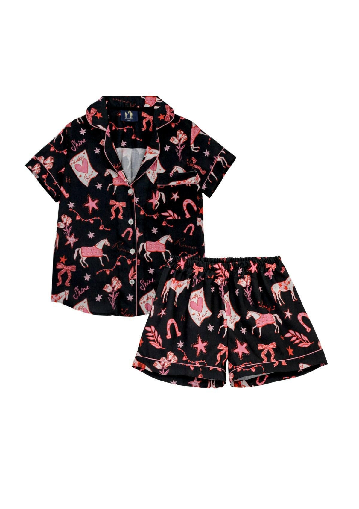 Riding The Stars PJ's Set | Short Sleeve
