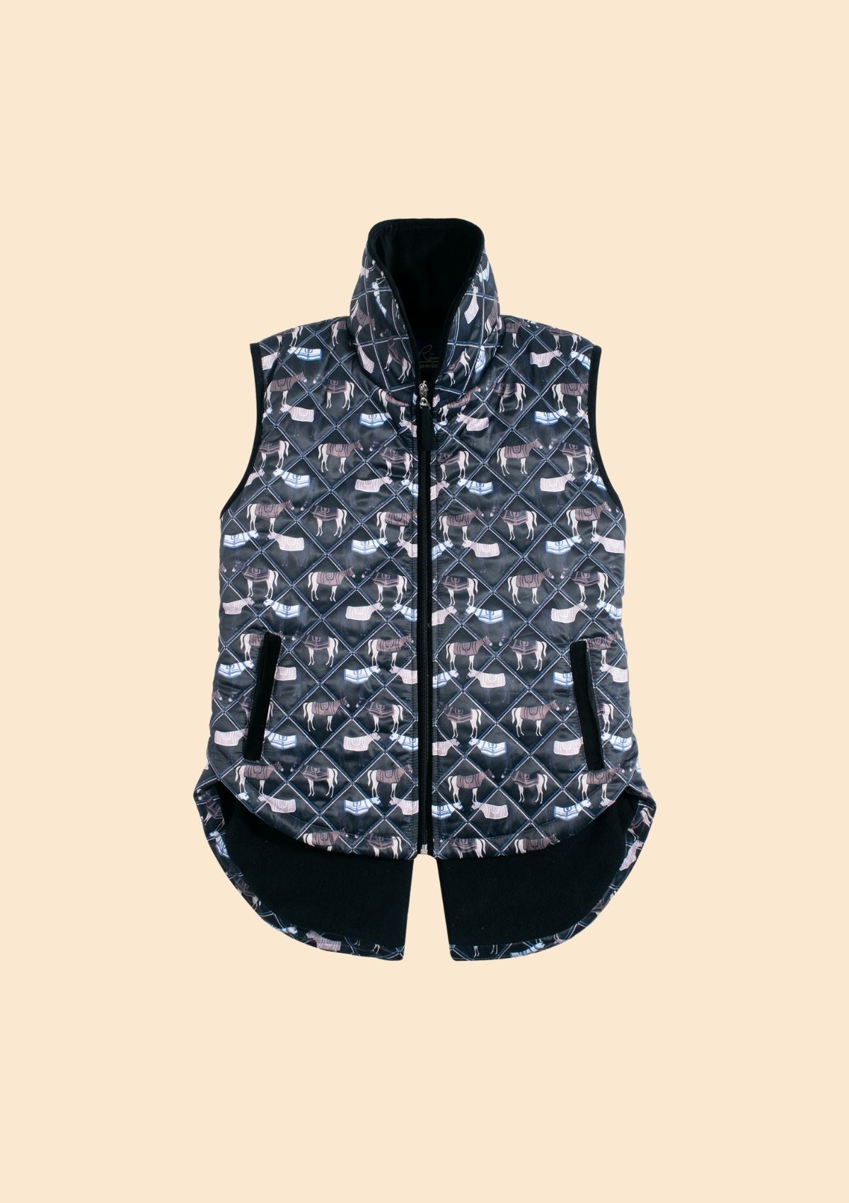 Florence Barn Vest | Victory Print | Midnight