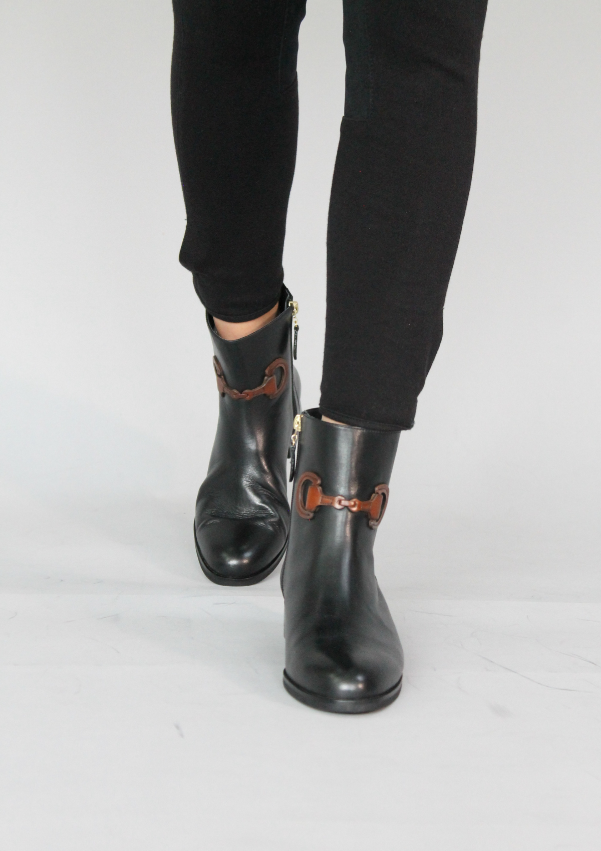 Cavalia Flat Ankle Boots | Suede | Black & Brown
