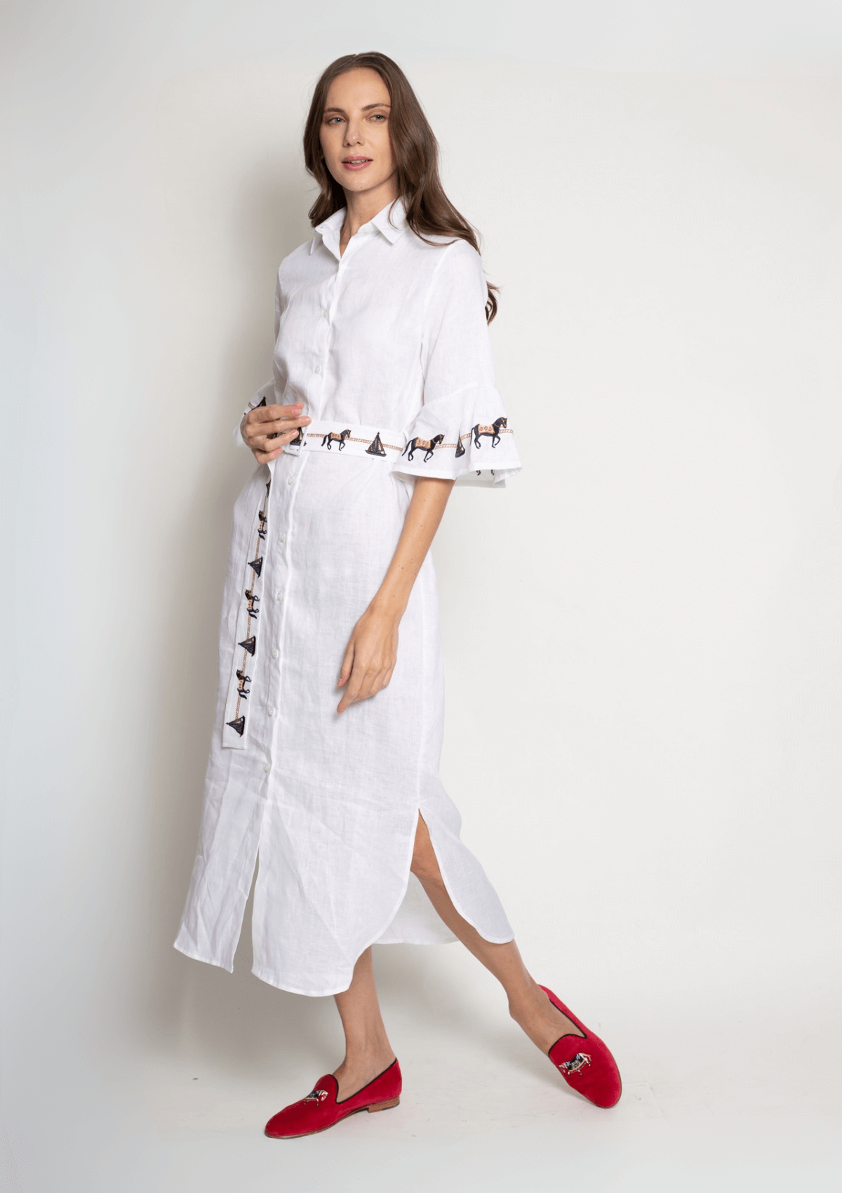 Sand Linen Tunic | White
